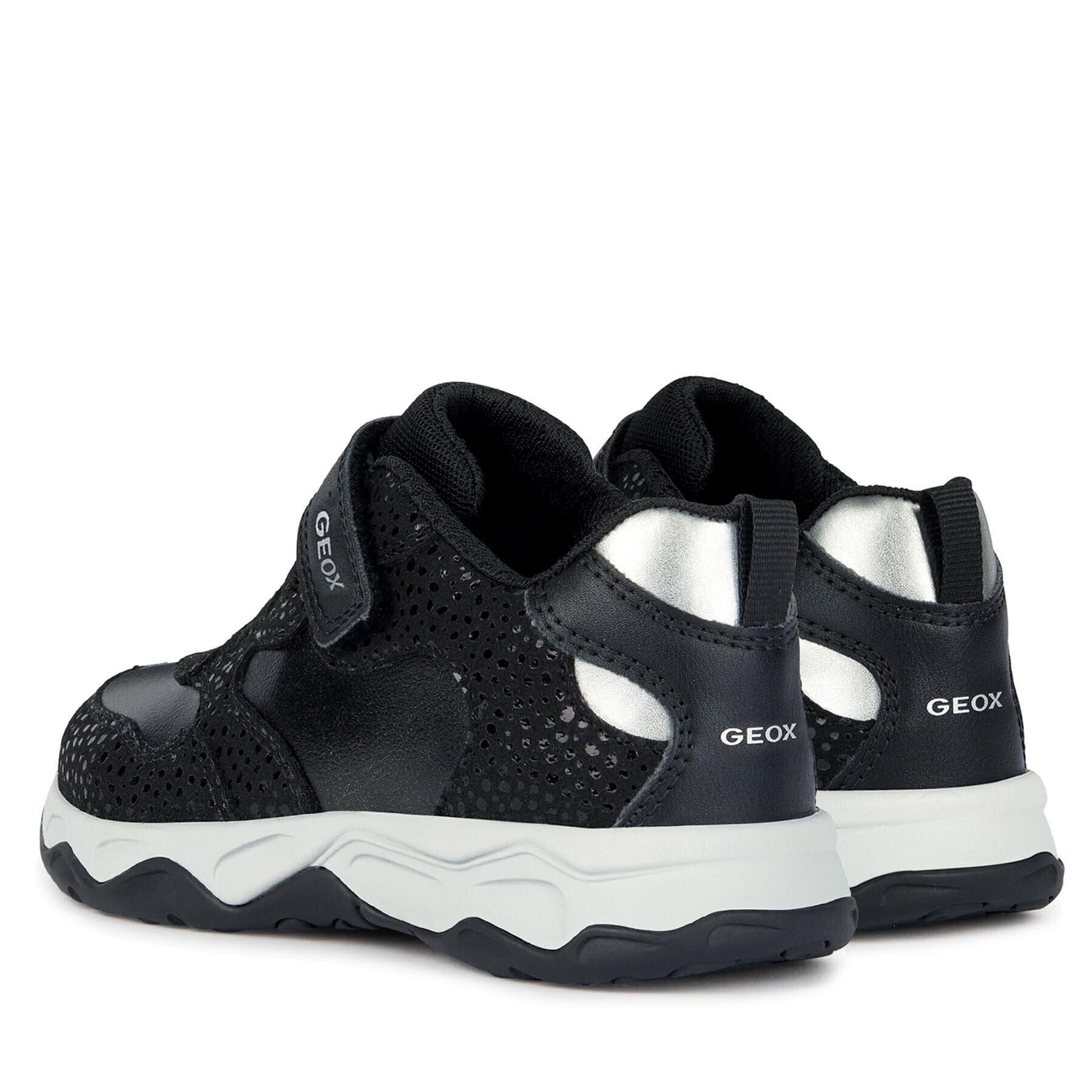 Geox Sneakersy J Calco Girl J16CMA 0DHBC C9244 D Čierna - Pepit.sk