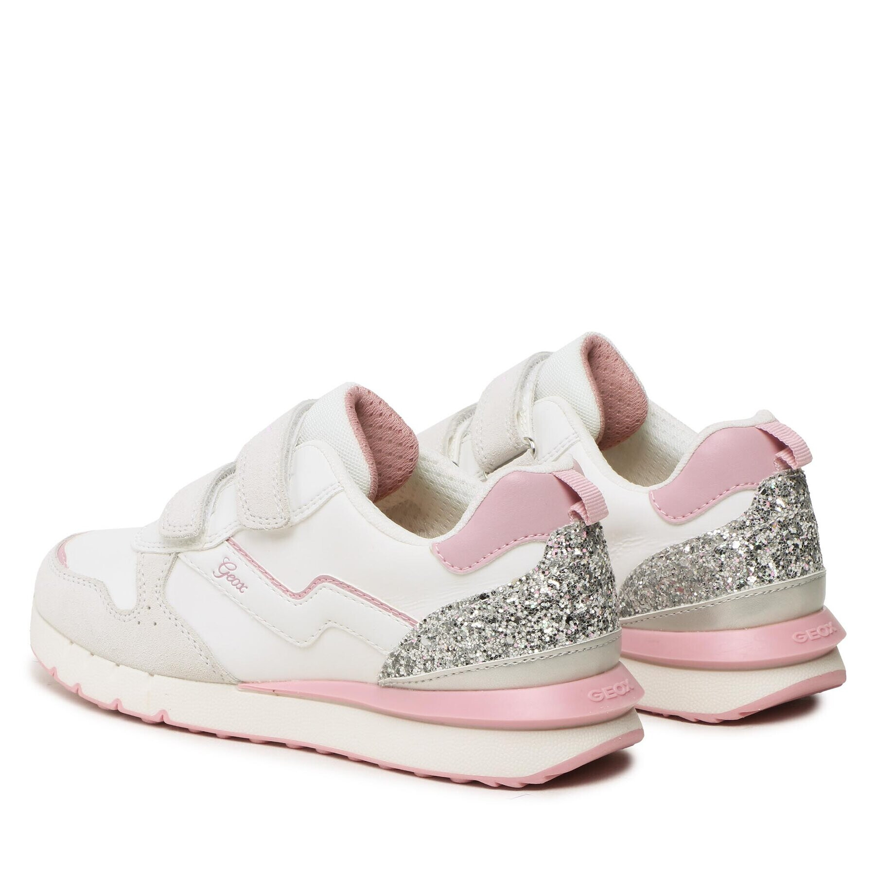 Geox Sneakersy J Fastics Girl D J35GZD 022FU C0680 D Biela - Pepit.sk