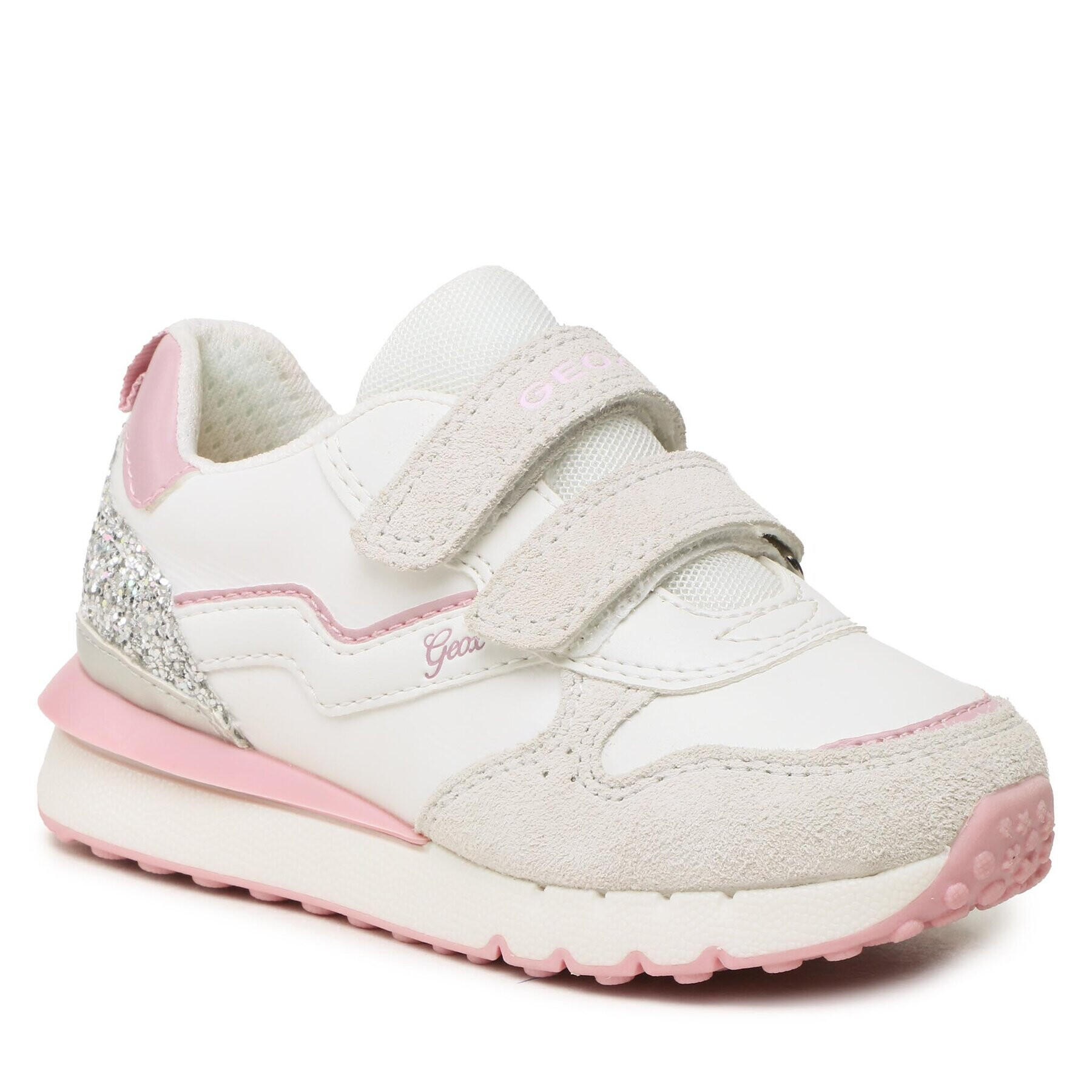 Geox Sneakersy J Fastics Girl D J35GZD 022FU C0680 S Biela - Pepit.sk