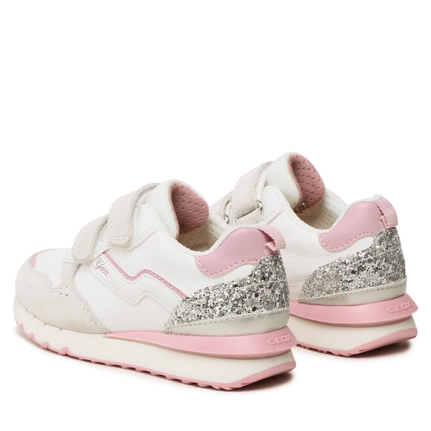 Geox Sneakersy J Fastics Girl D J35GZD 022FU C0680 S Biela - Pepit.sk