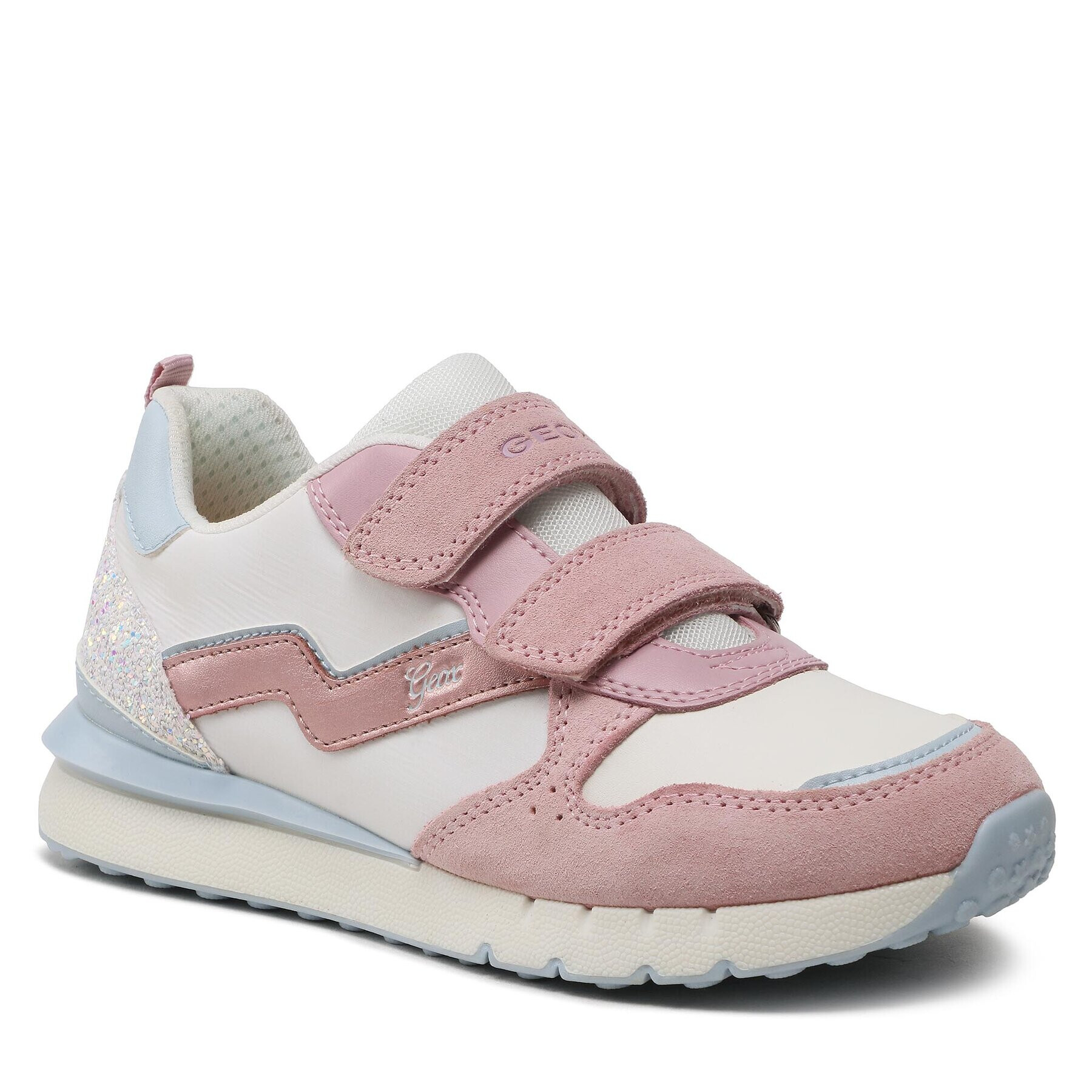 Geox Sneakersy J Fastics Girl J35GZD022FUC0674 D Biela - Pepit.sk