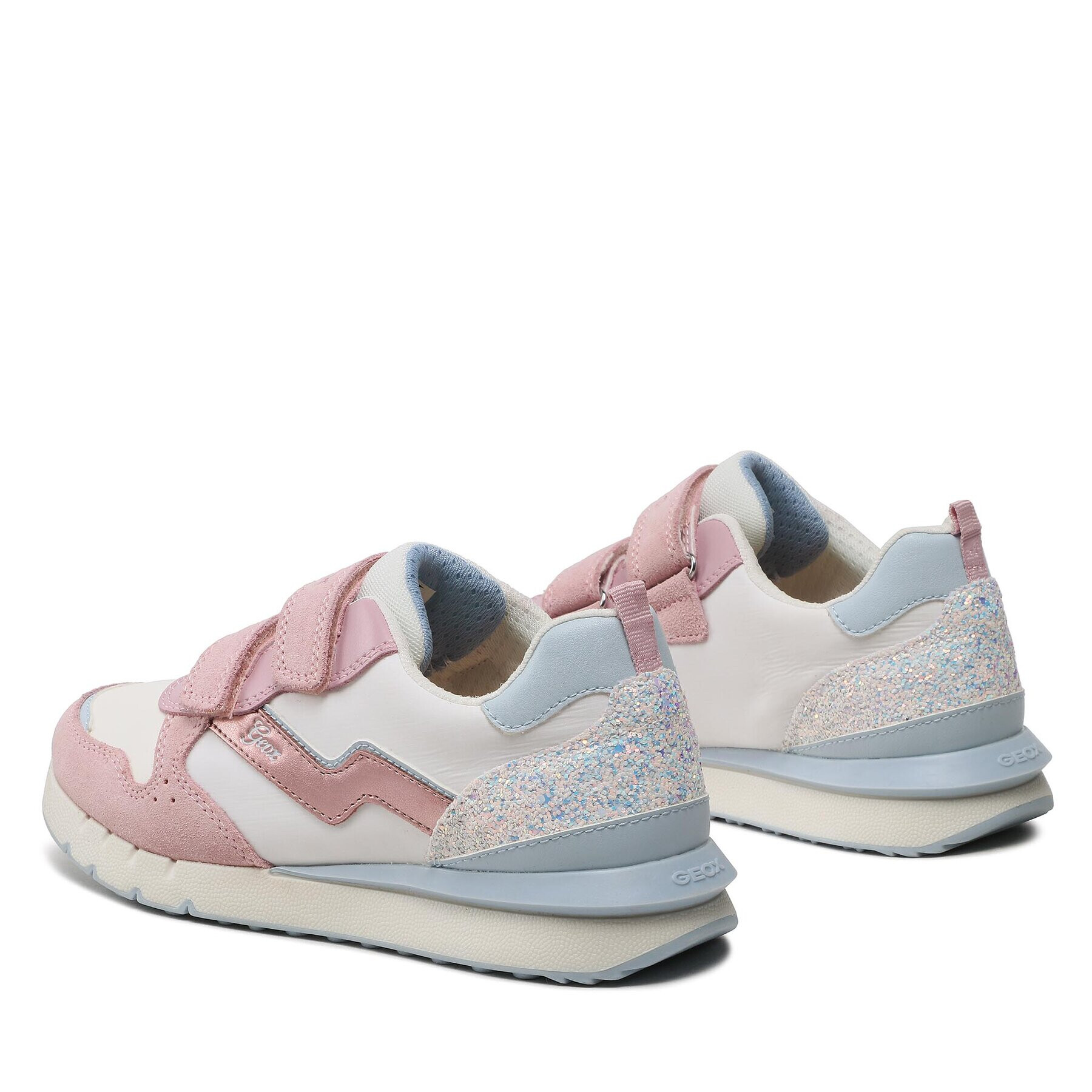 Geox Sneakersy J Fastics Girl J35GZD022FUC0674 D Biela - Pepit.sk