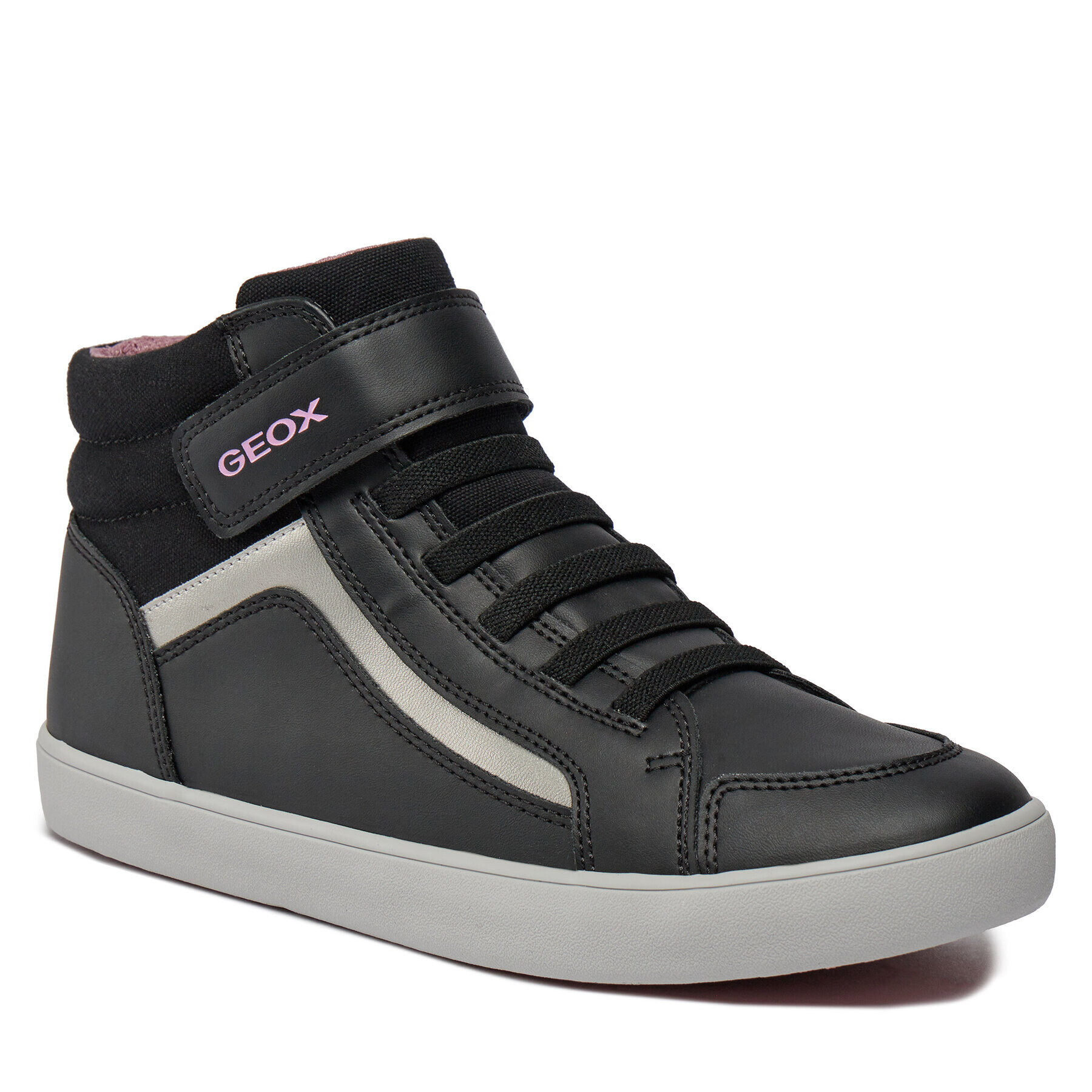 Geox Sneakersy J Gisli Girl J364NC 05410 C9999 S Čierna - Pepit.sk