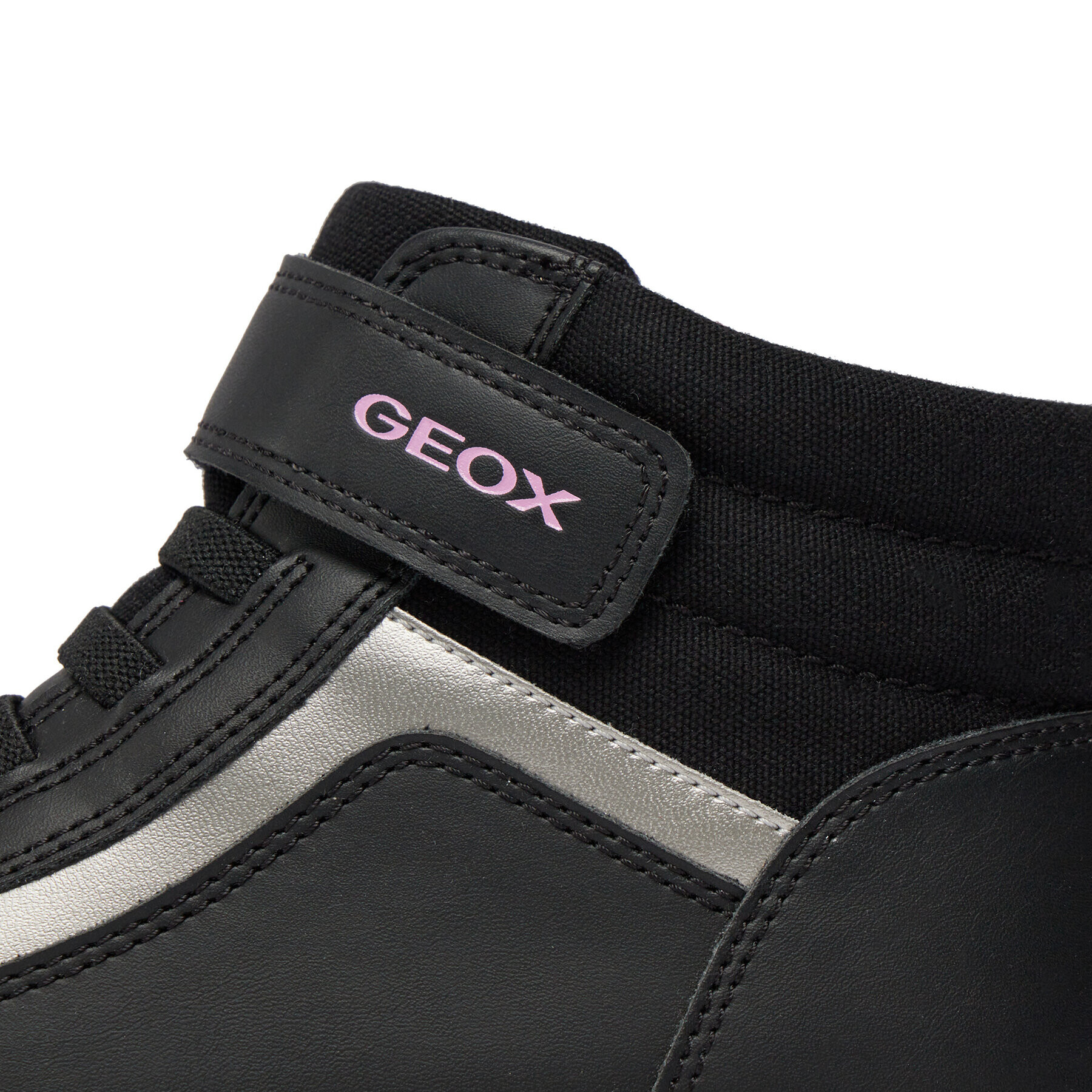 Geox Sneakersy J Gisli Girl J364NC 05410 C9999 S Čierna - Pepit.sk