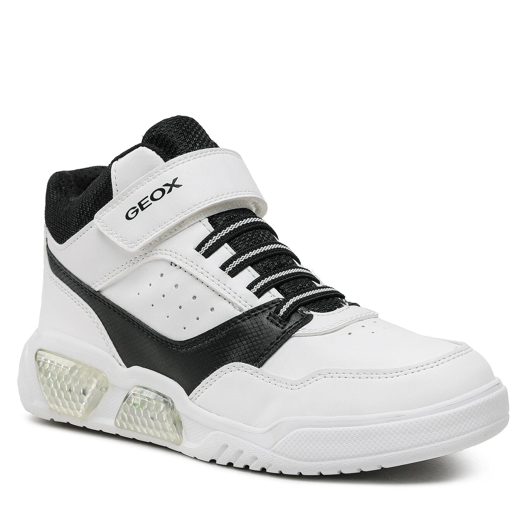 Geox Sneakersy J Illuminus Boy J36GVB 05411 C0404 DD Biela - Pepit.sk