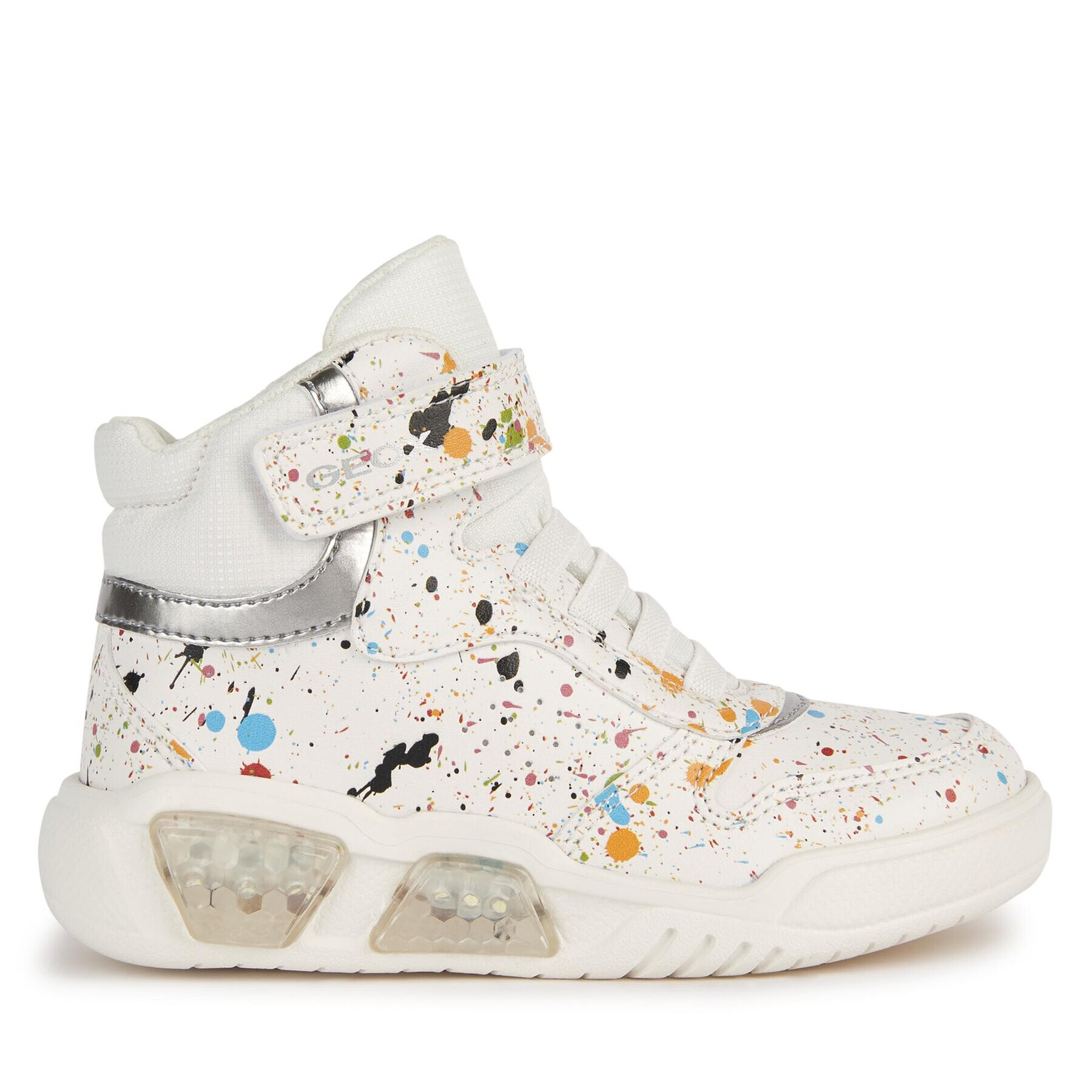 Geox Sneakersy J Illuminus Girl J36HPA 00411 C0653 S Biela - Pepit.sk