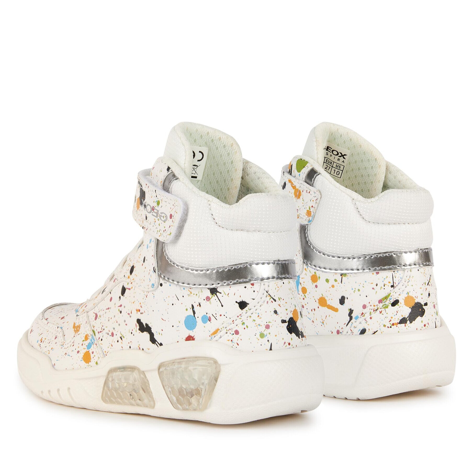 Geox Sneakersy J Illuminus Girl J36HPA 00411 C0653 S Biela - Pepit.sk