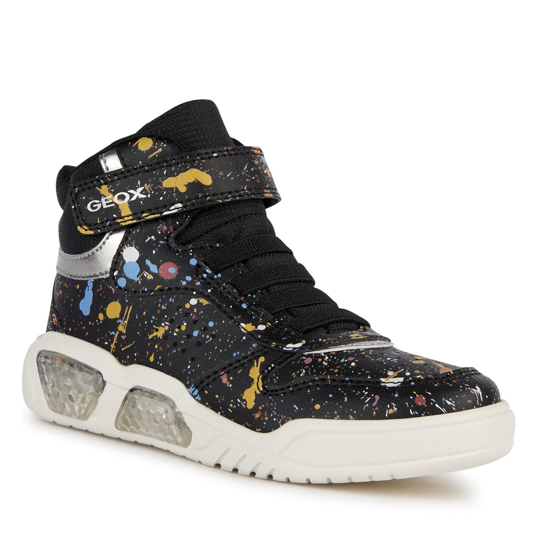 Geox Sneakersy J Illuminus Girl J36HPA 00411 C9999 M Čierna - Pepit.sk