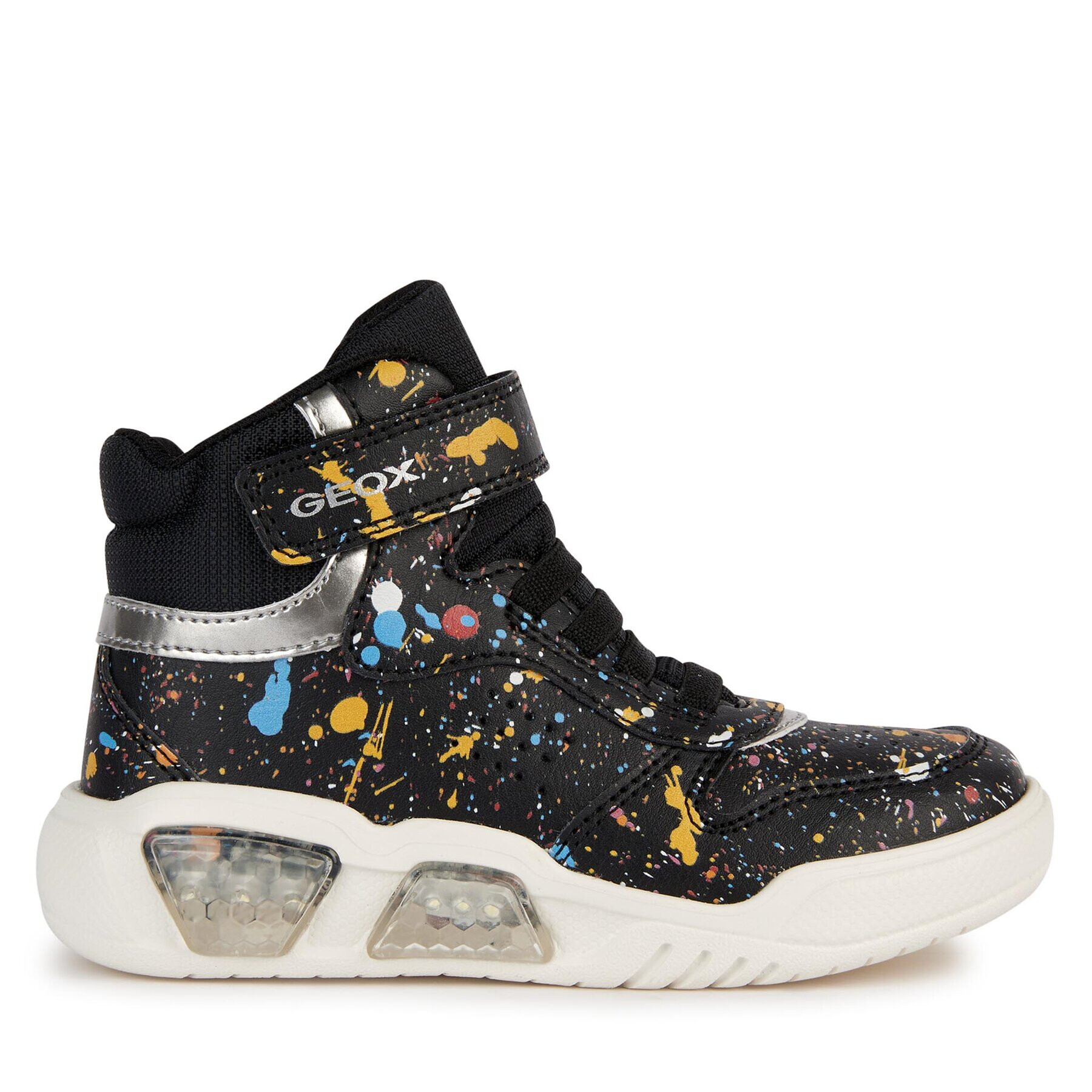 Geox Sneakersy J Illuminus Girl J36HPA 00411 C9999 M Čierna - Pepit.sk