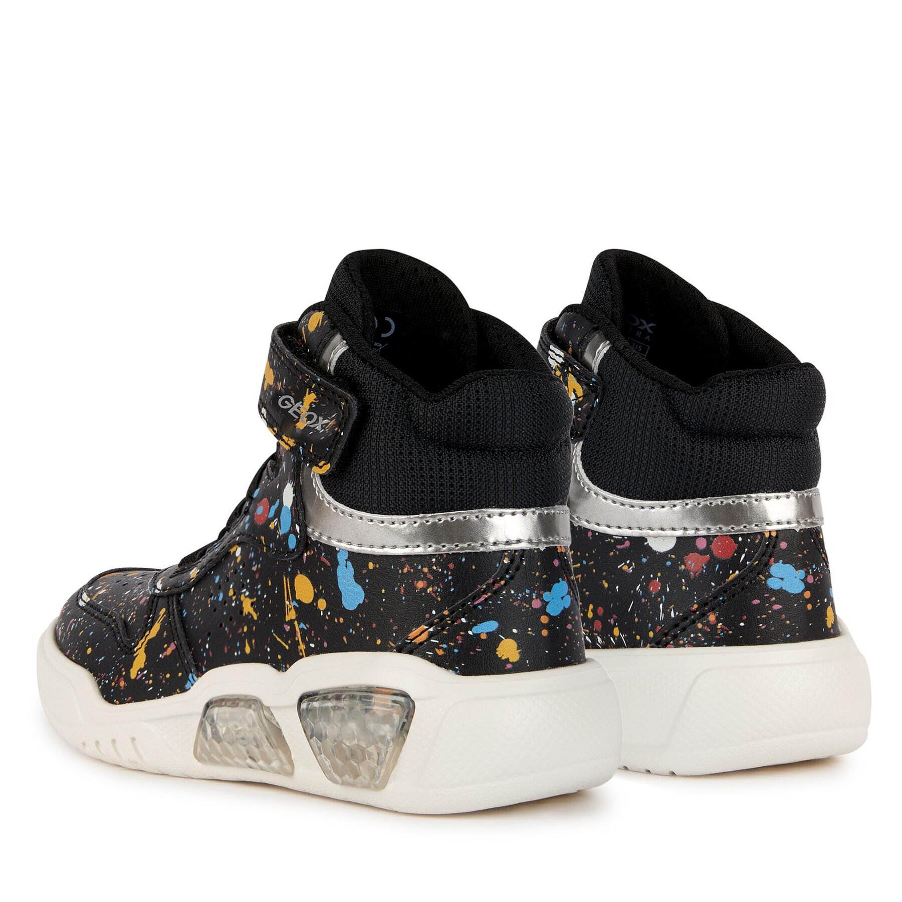 Geox Sneakersy J Illuminus Girl J36HPA 00411 C9999 M Čierna - Pepit.sk