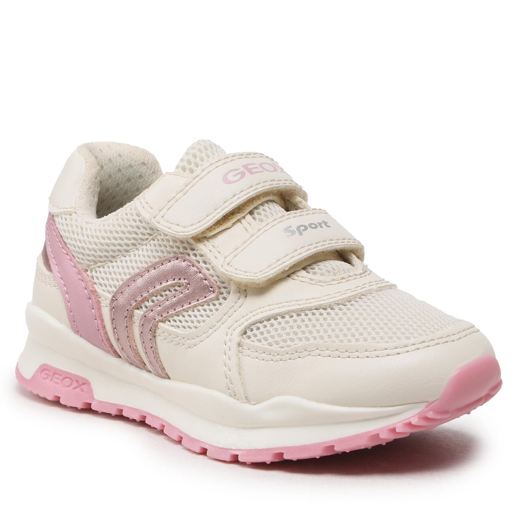 Geox Sneakersy J Pavel Girl J048CA01454C1058 M Béžová - Pepit.sk