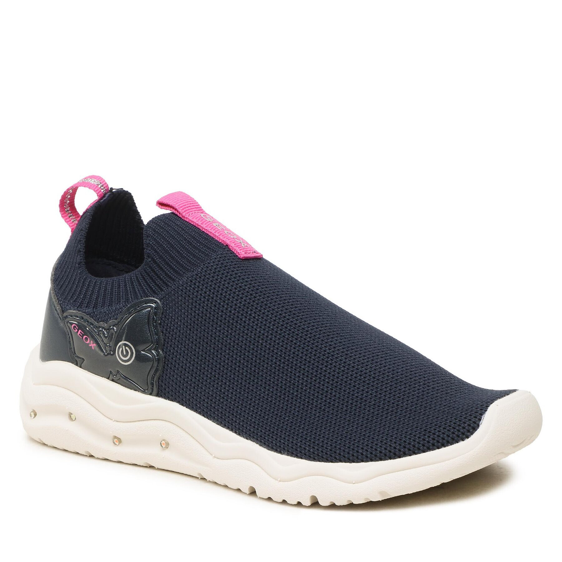 Geox Sneakersy J Phyper Girl J35GUB06KBCC4268 D Tmavomodrá - Pepit.sk