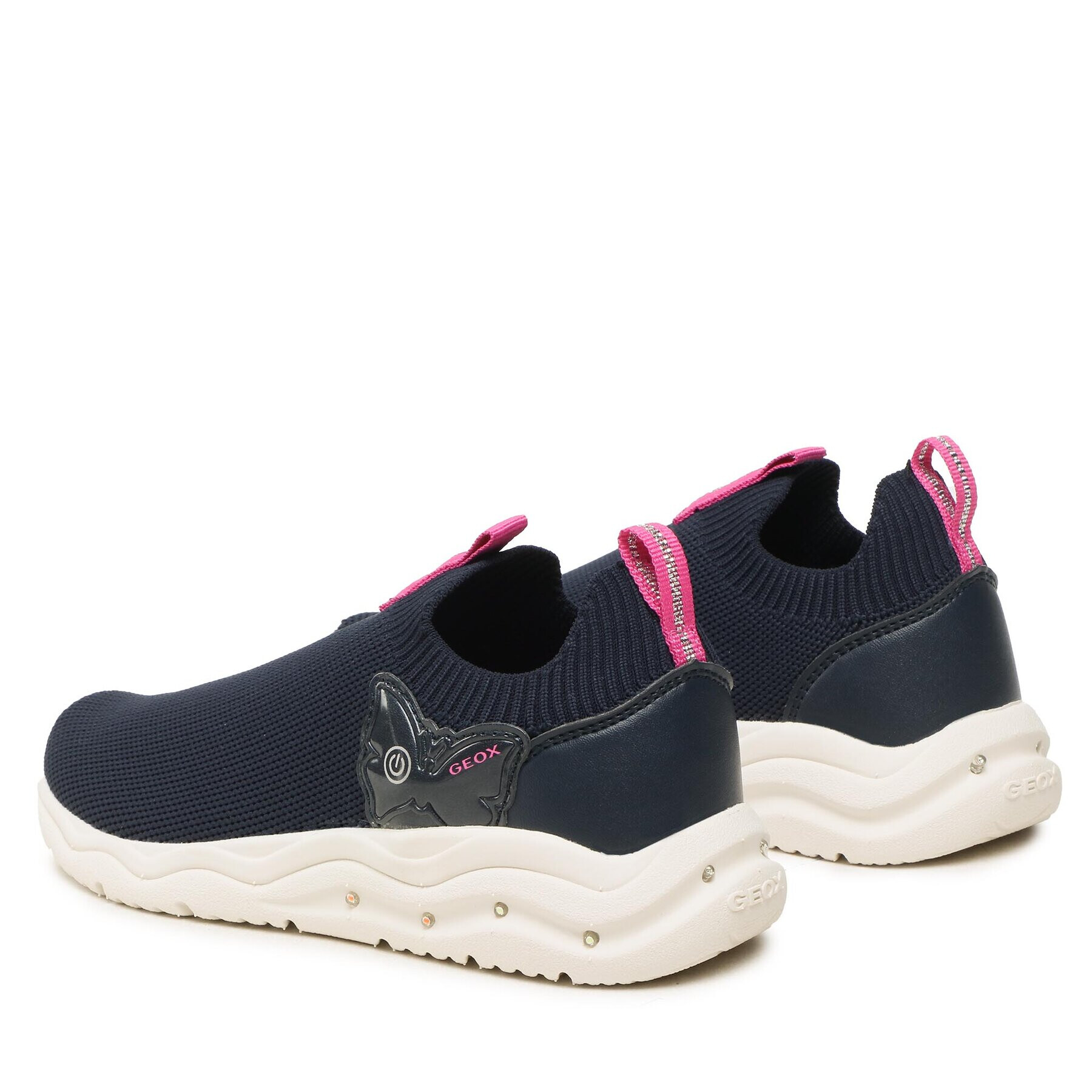 Geox Sneakersy J Phyper Girl J35GUB06KBCC4268 D Tmavomodrá - Pepit.sk