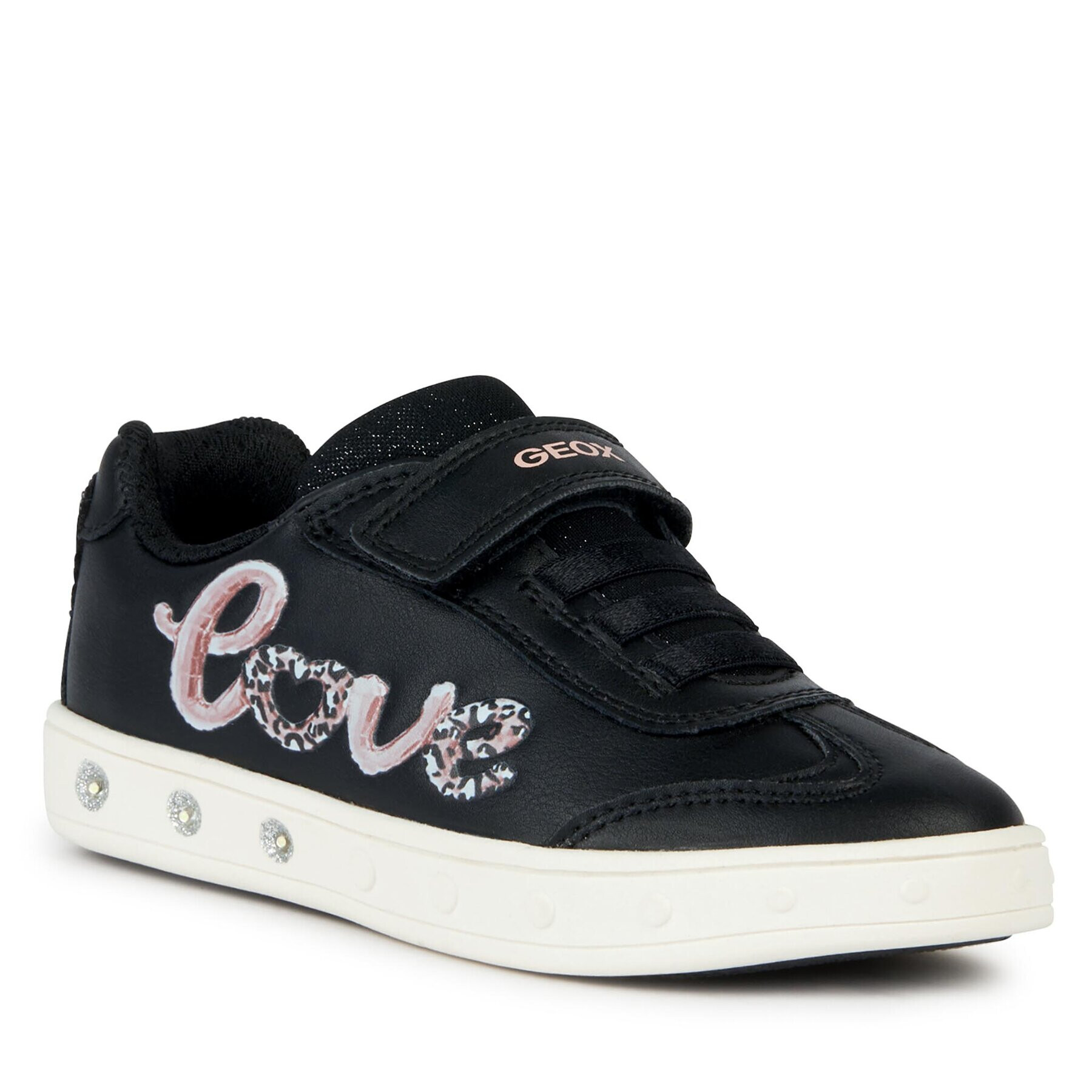 Geox Sneakersy J Skylin Girl J368WA 054AS C0869 S Čierna - Pepit.sk