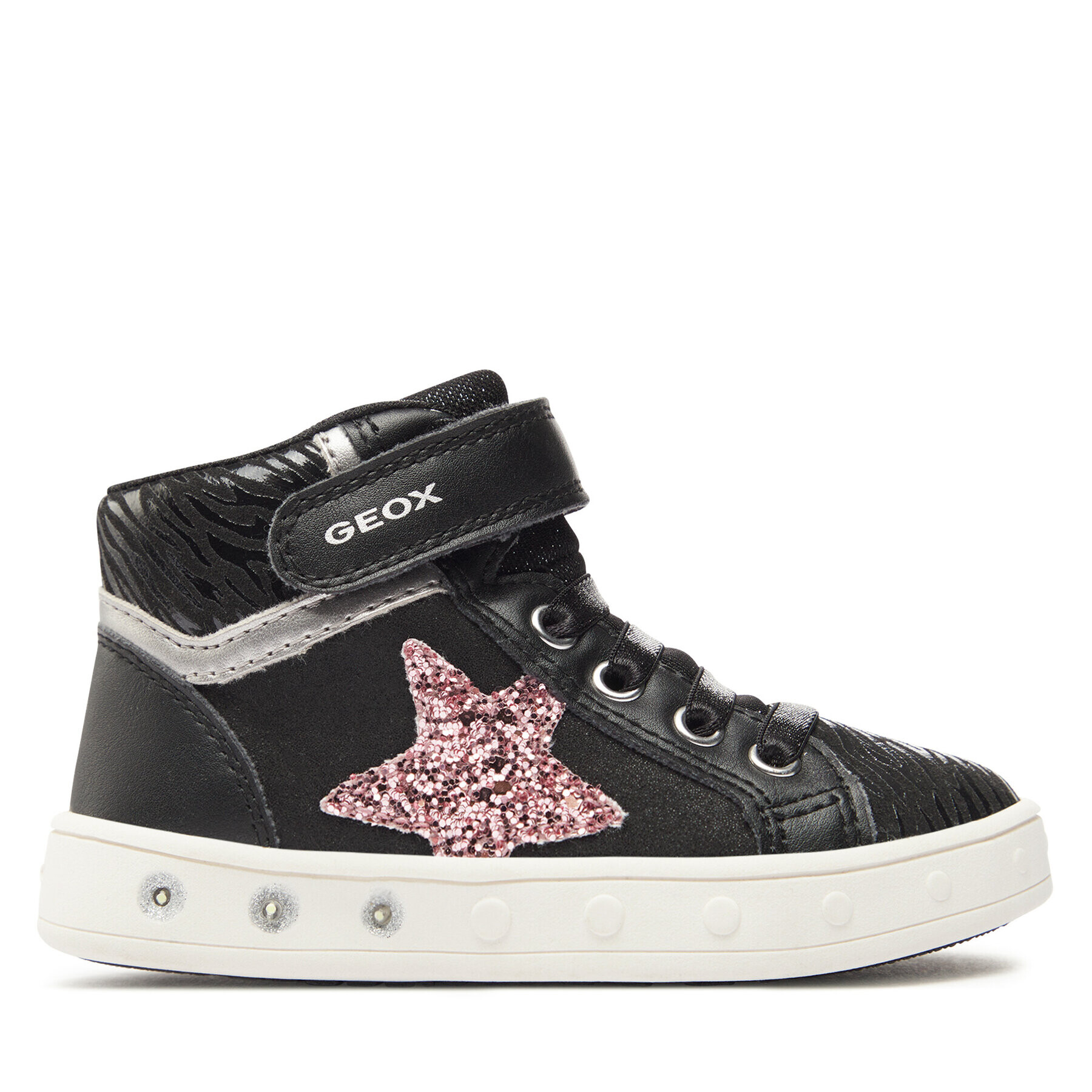 Geox Sneakersy J Skylin Girl J368WG 0BJDH C9231 M Čierna - Pepit.sk