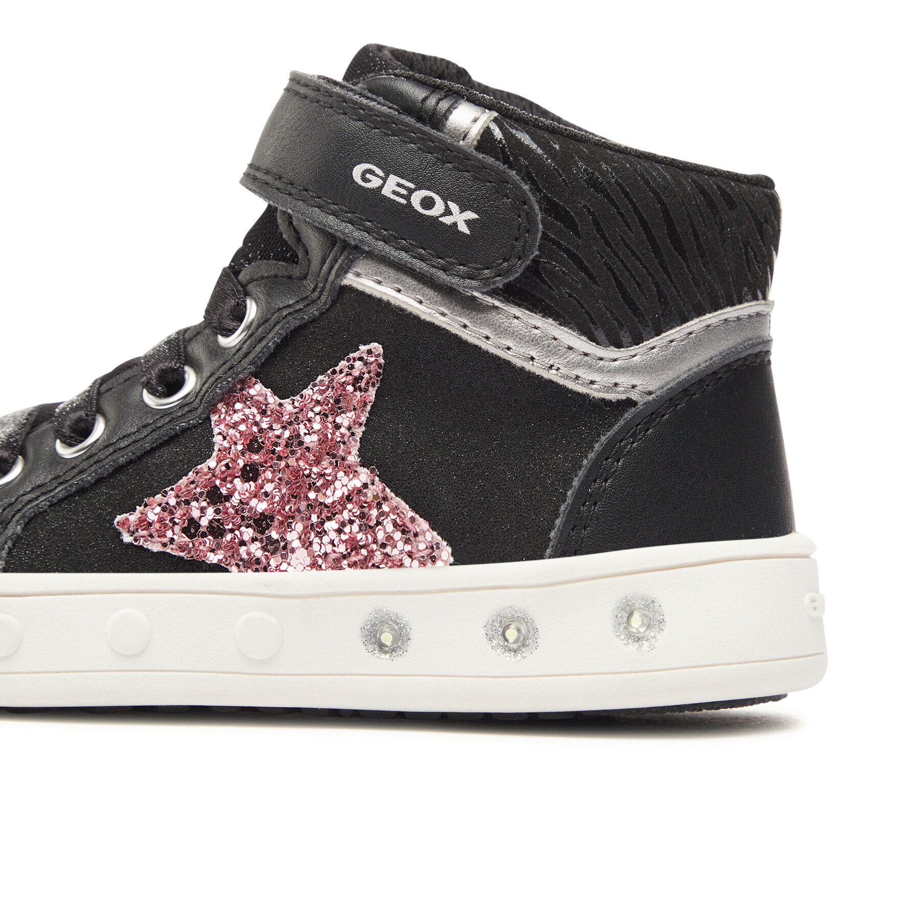 Geox Sneakersy J Skylin Girl J368WG 0BJDH C9231 M Čierna - Pepit.sk