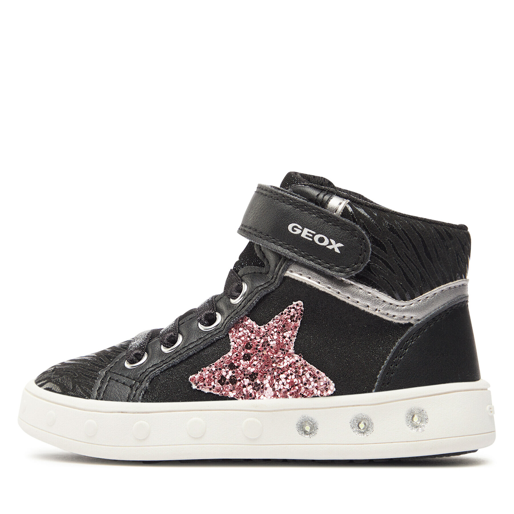 Geox Sneakersy J Skylin Girl J368WG 0BJDH C9231 M Čierna - Pepit.sk