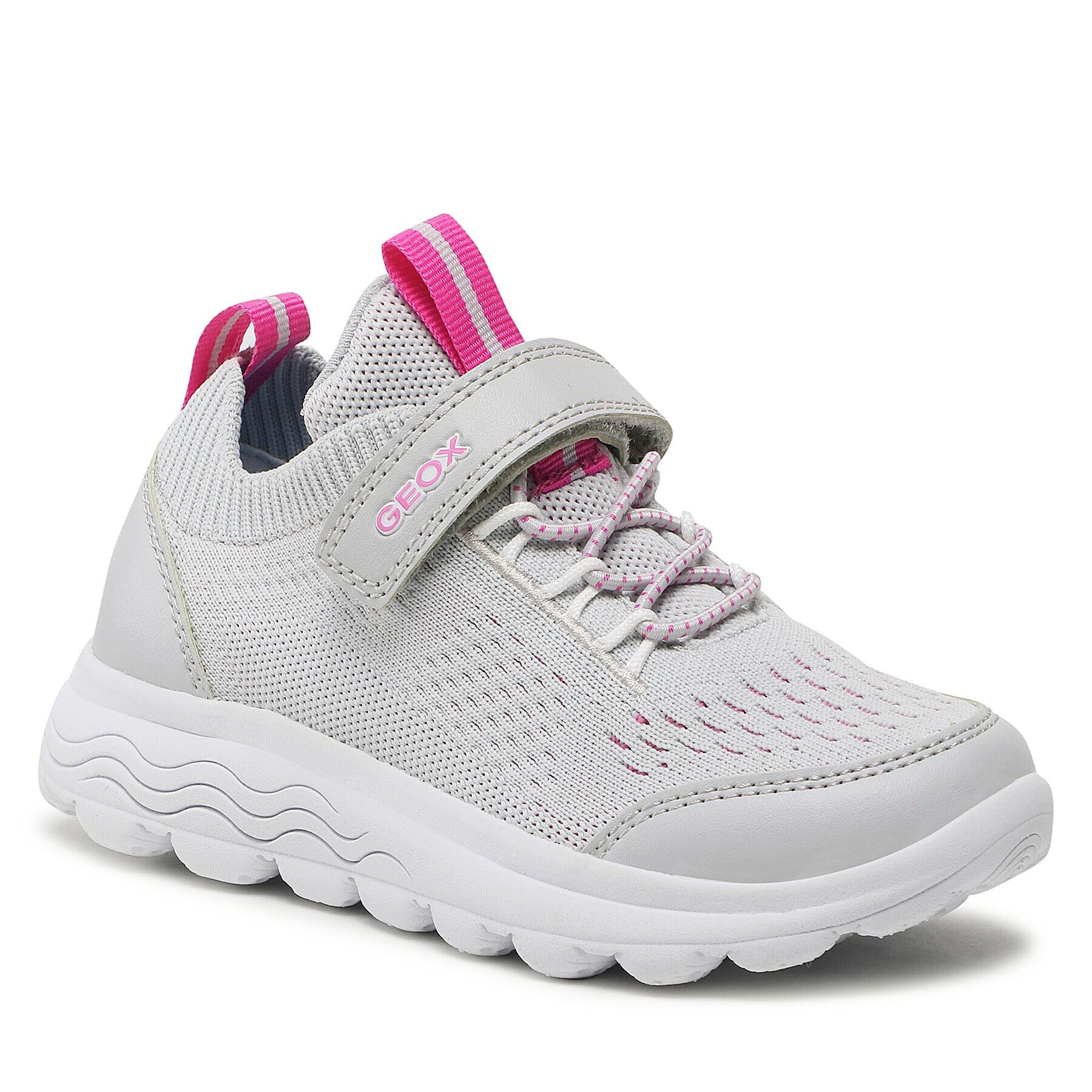 Geox Sneakersy J Spherica Girl J26GYB06KBCC1024 S Sivá - Pepit.sk