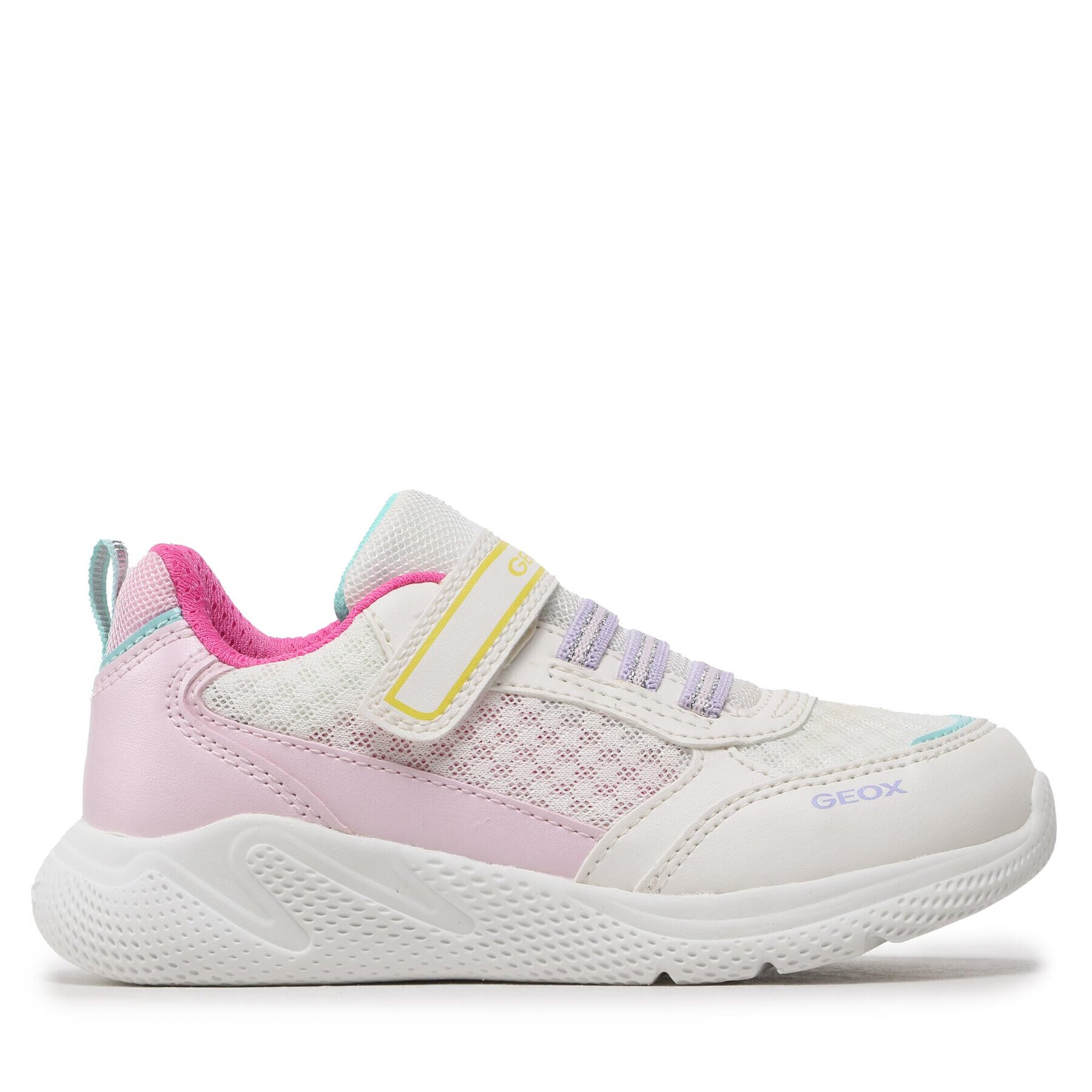 Geox Sneakersy J Sprintye Girl J26FWA0BC14C0653 S Biela - Pepit.sk