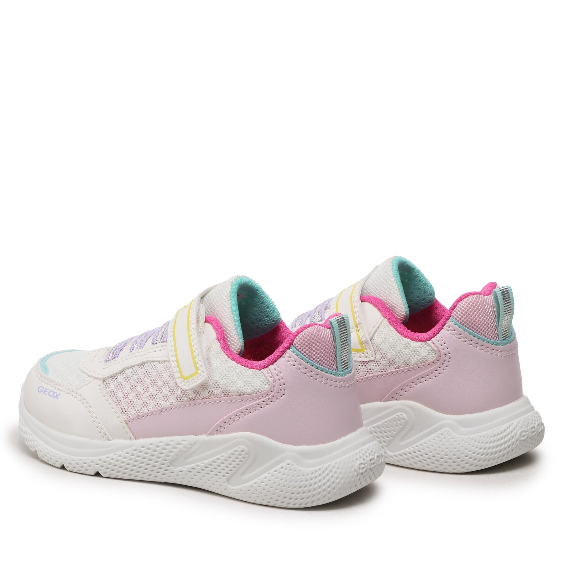 Geox Sneakersy J Sprintye Girl J26FWA0BC14C0653 S Biela - Pepit.sk