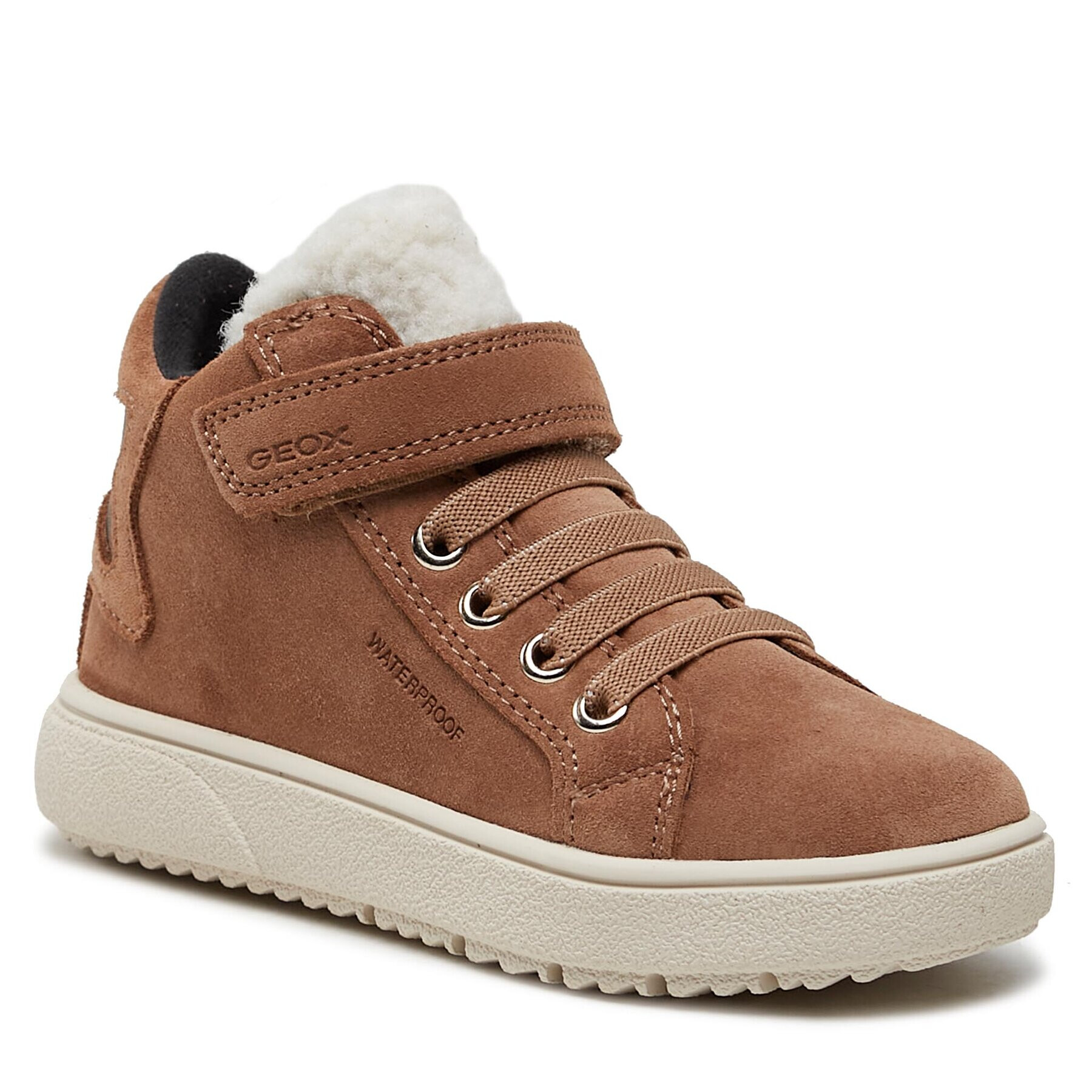 Geox Sneakersy J Theleven Girl Wpf J36HYC 022BH C6627 S Hnedá - Pepit.sk