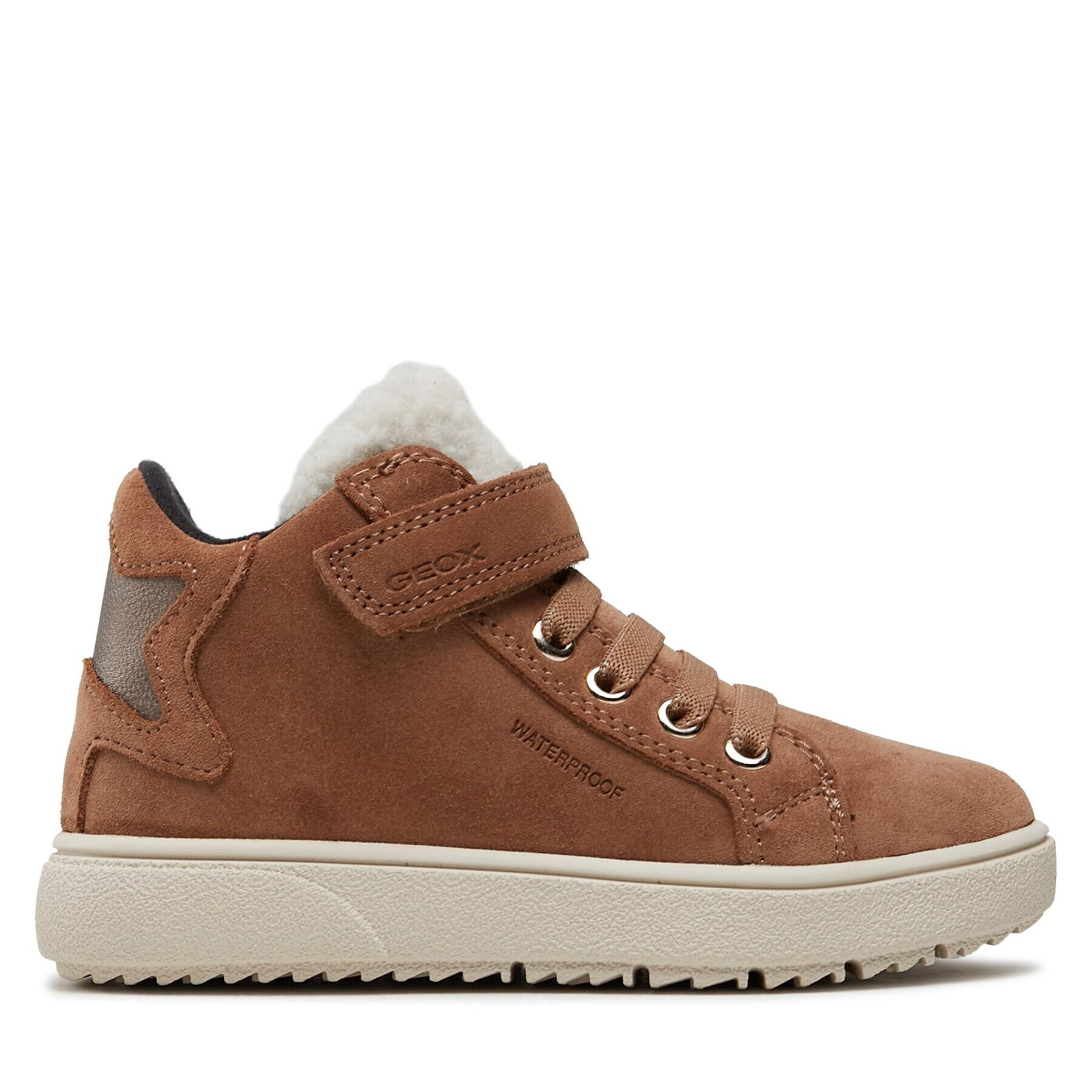 Geox Sneakersy J Theleven Girl Wpf J36HYC 022BH C6627 S Hnedá - Pepit.sk