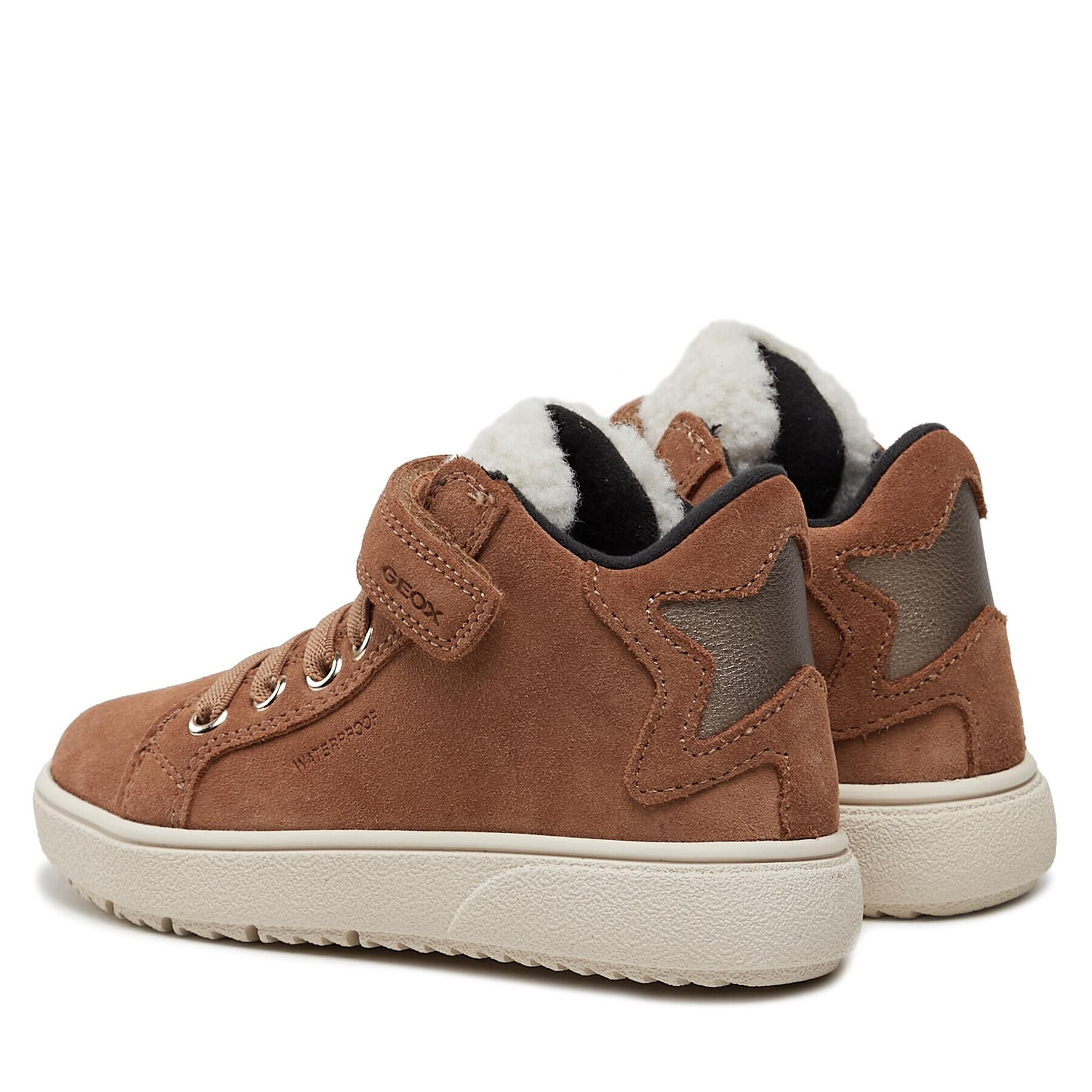 Geox Sneakersy J Theleven Girl Wpf J36HYC 022BH C6627 S Hnedá - Pepit.sk