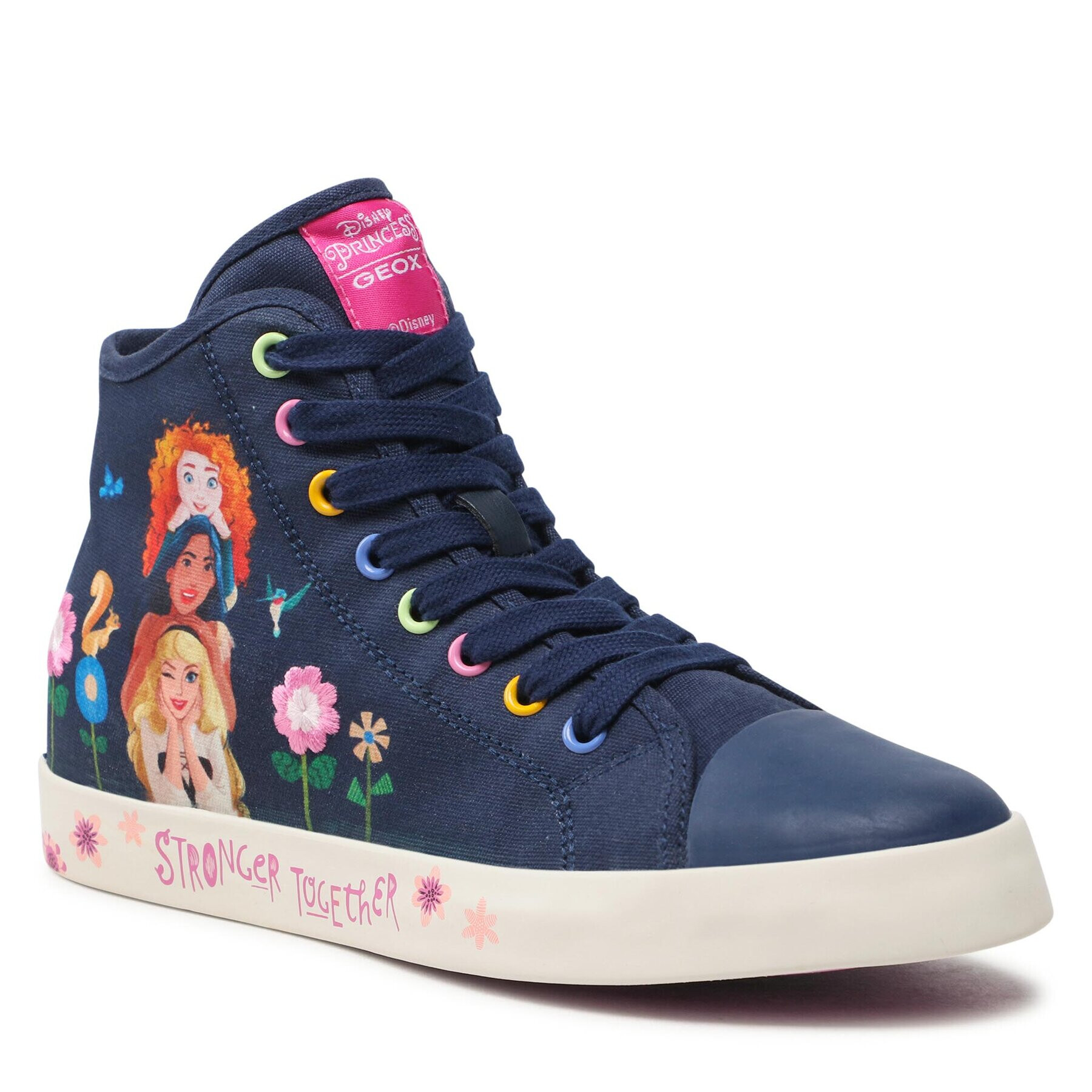 Geox Sneakersy Jr Ciak Girl J1504C00010C4002 D Tmavomodrá - Pepit.sk