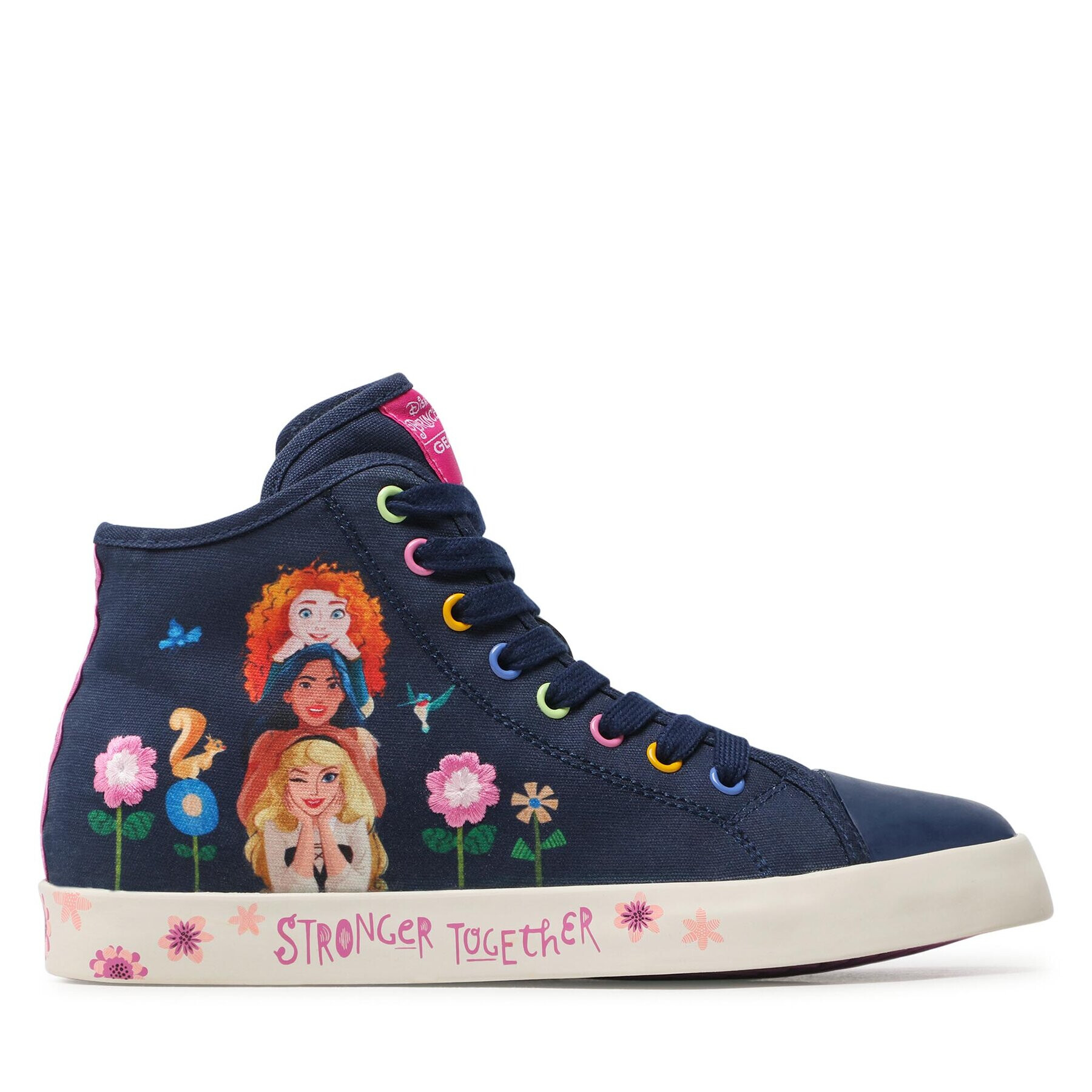 Geox Sneakersy Jr Ciak Girl J1504C00010C4002 D Tmavomodrá - Pepit.sk