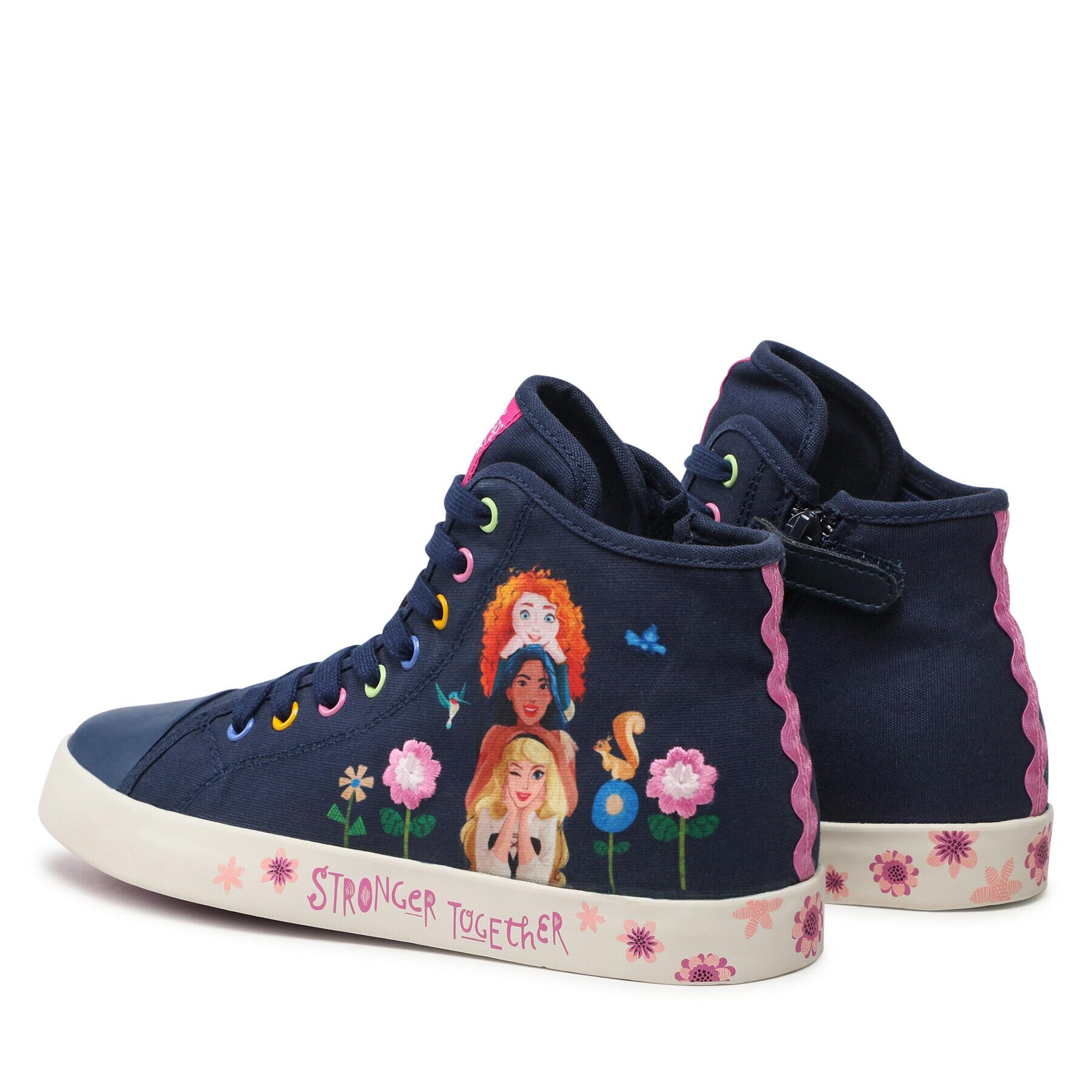 Geox Sneakersy Jr Ciak Girl J1504C00010C4002 D Tmavomodrá - Pepit.sk