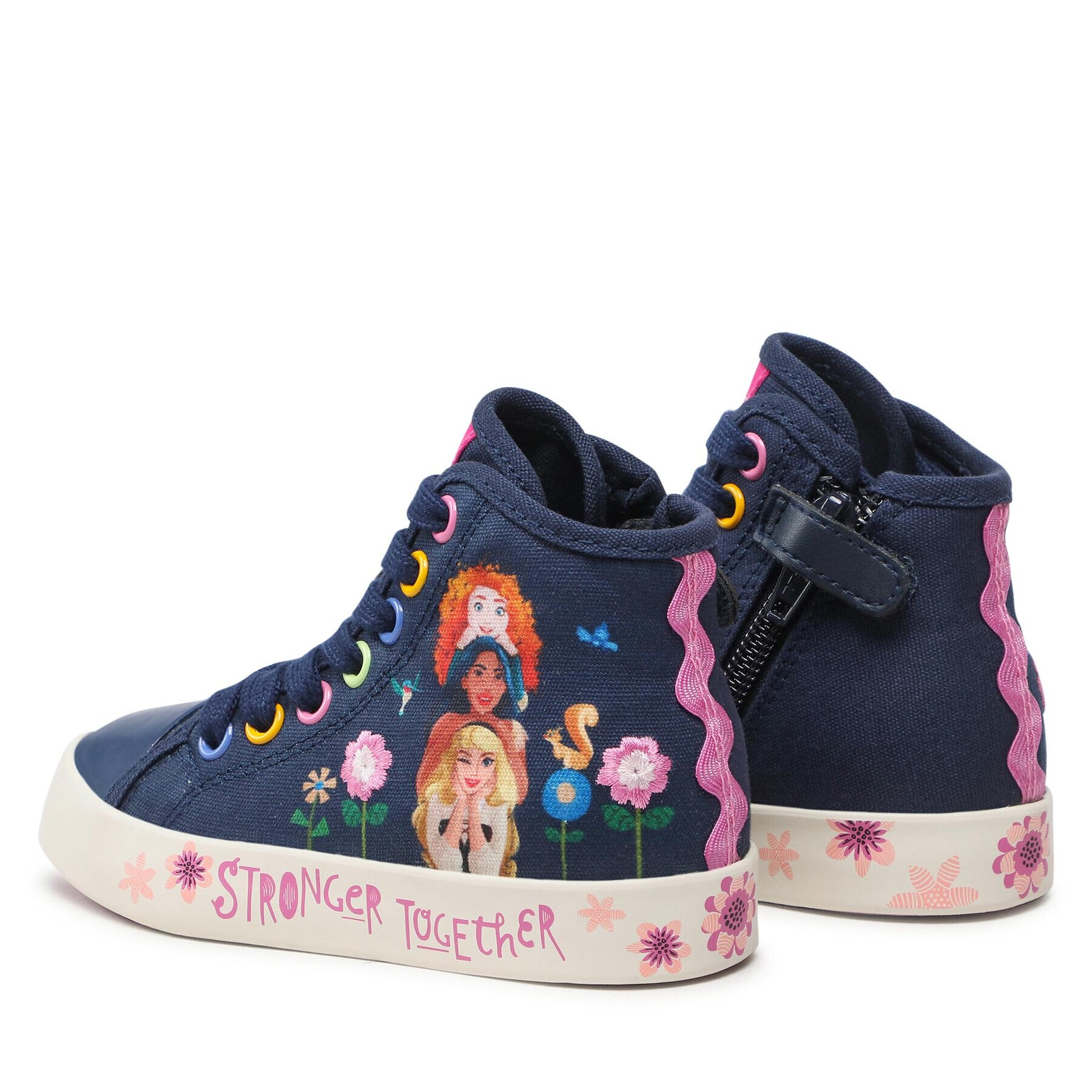 Geox Sneakersy Jr Ciak Girl J1504C00010C4002 M Tmavomodrá - Pepit.sk