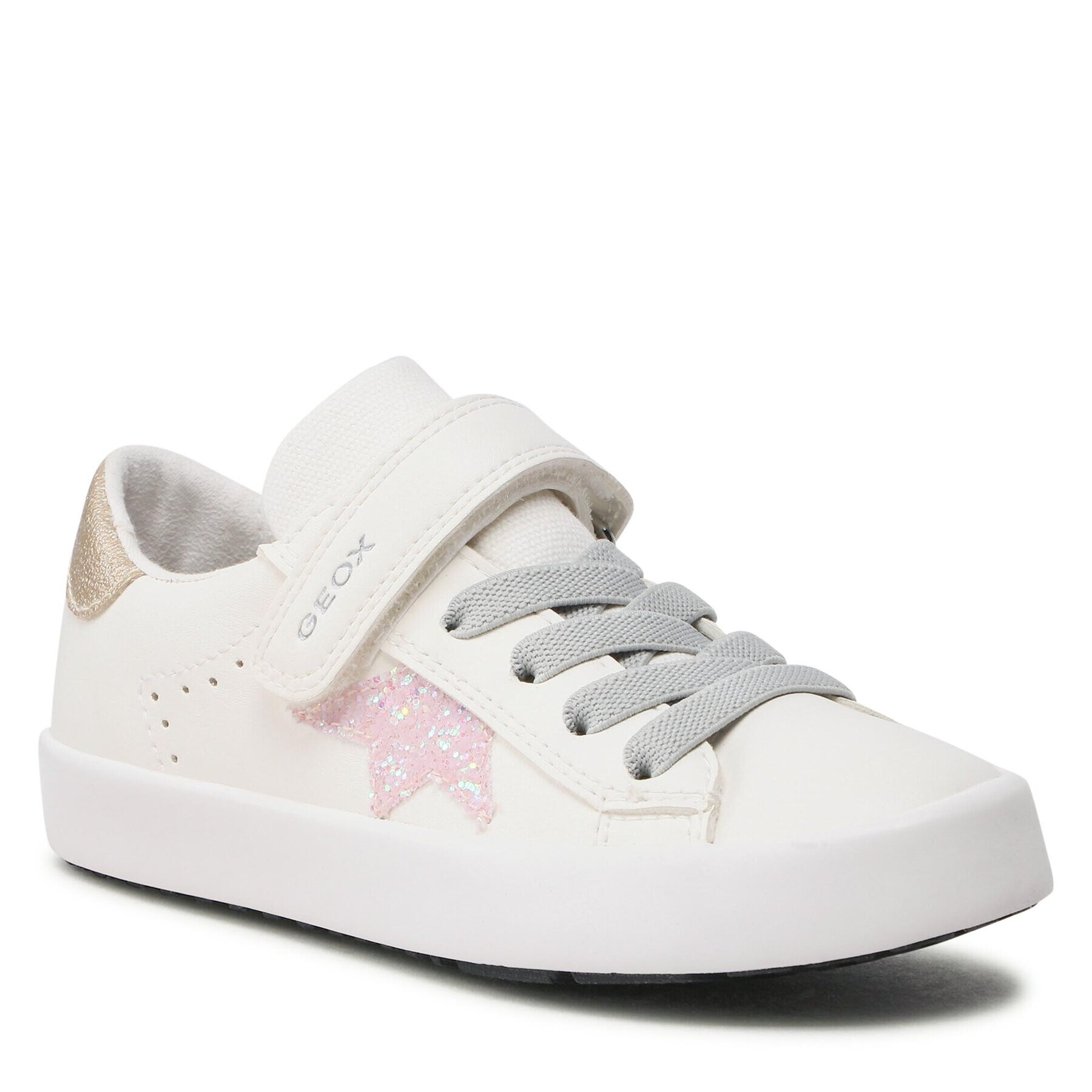 Geox Sneakersy Jr Kilwi Girl J35D5B000BCC0406 S Biela - Pepit.sk