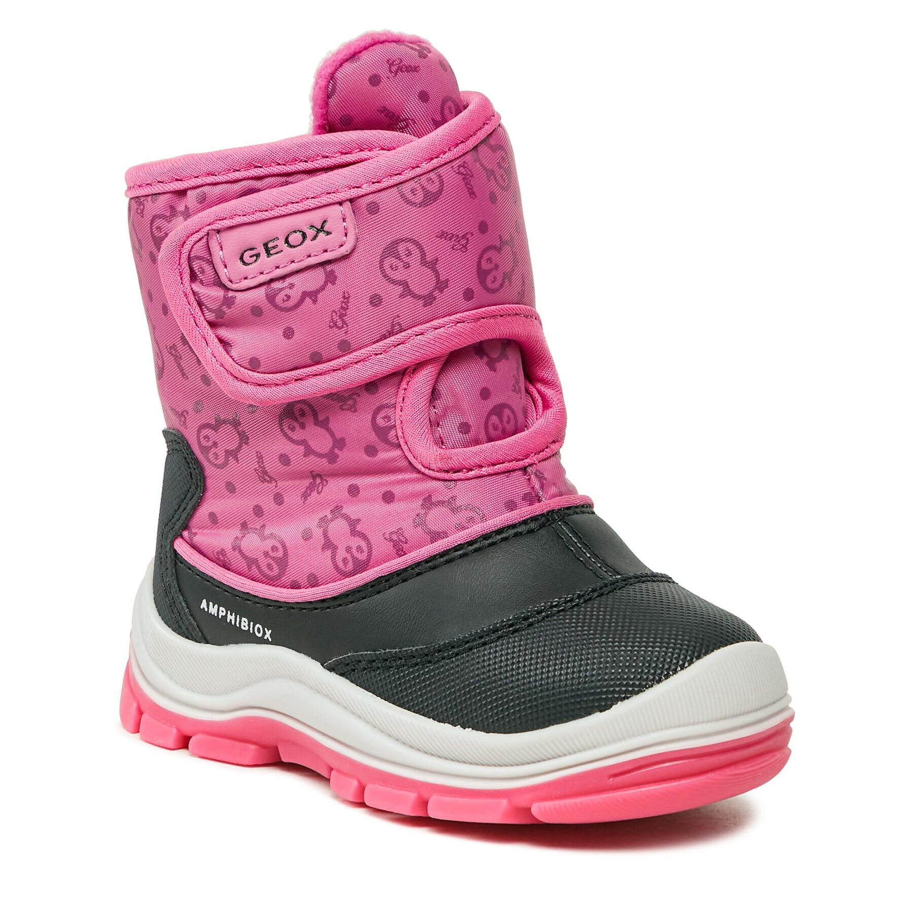 Geox Snehule B Flanfil Girl B Abx B263WG 0BCMN C0922 M Čierna - Pepit.sk