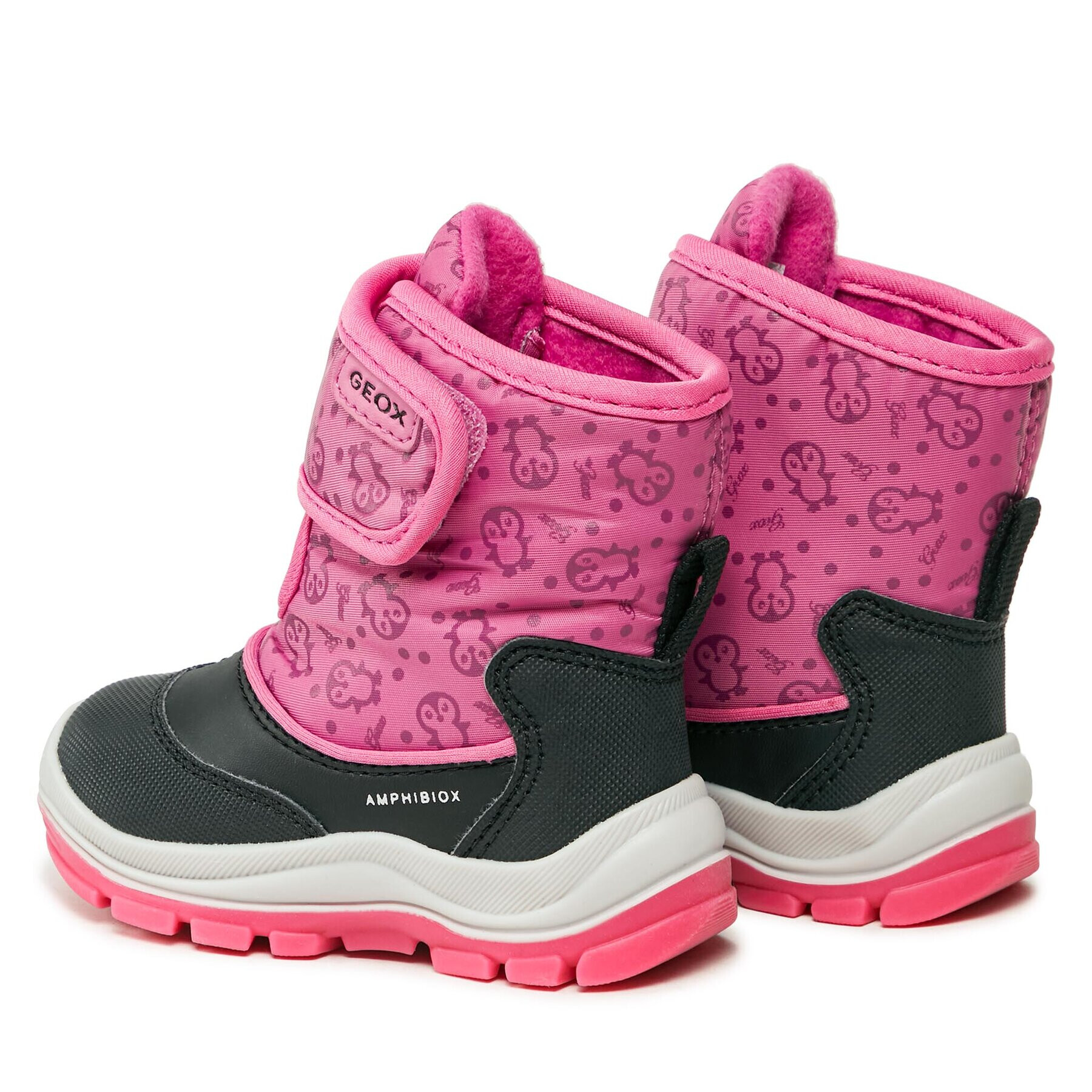 Geox Snehule B Flanfil Girl B Abx B263WG 0BCMN C0922 M Čierna - Pepit.sk