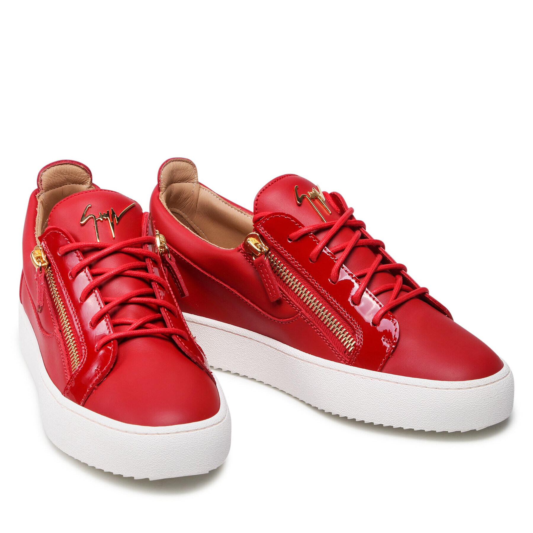 Giuseppe Zanotti Sneakersy RU00010 Červená - Pepit.sk