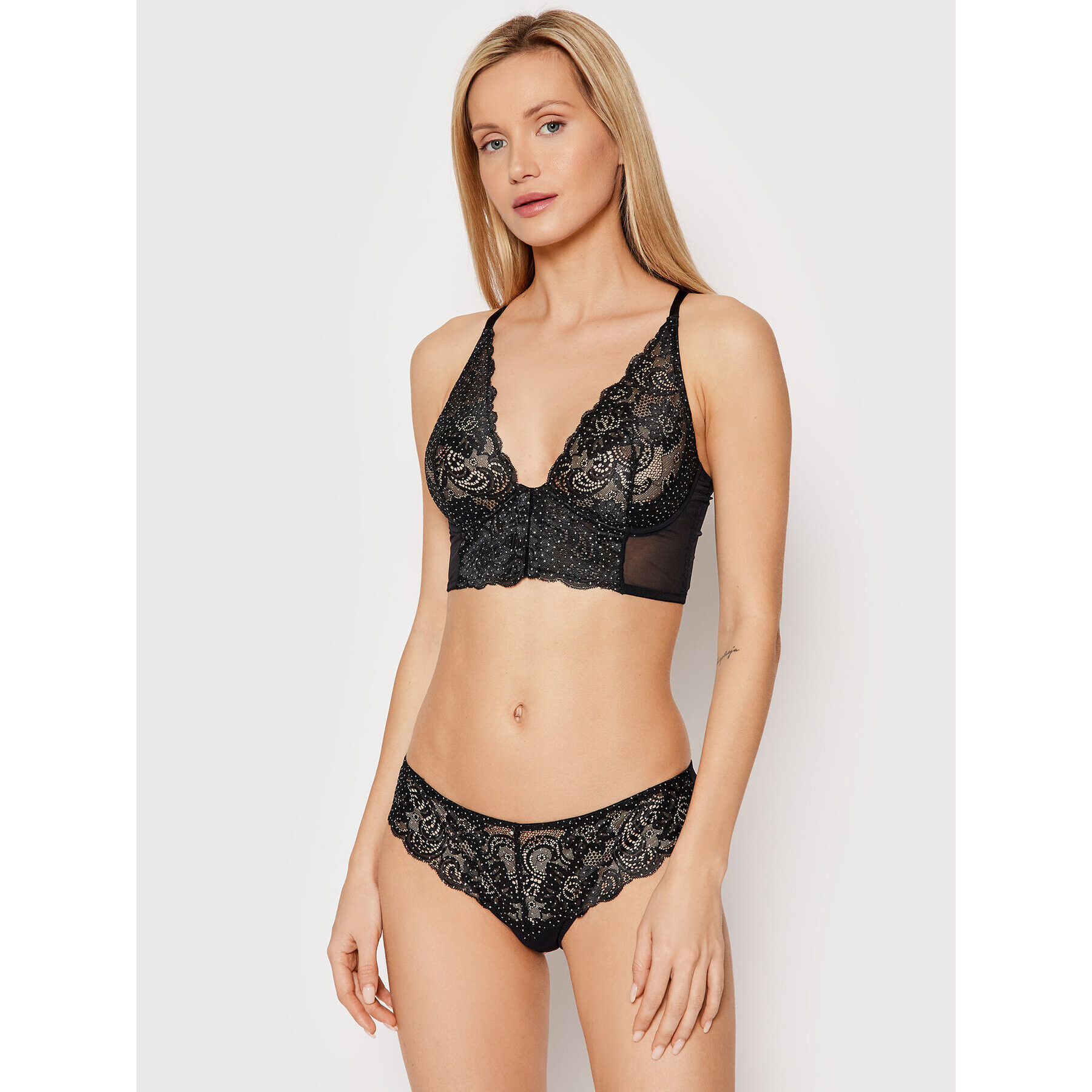 Gossard Brazílske nohavičky Glitter 17703 Čierna - Pepit.sk