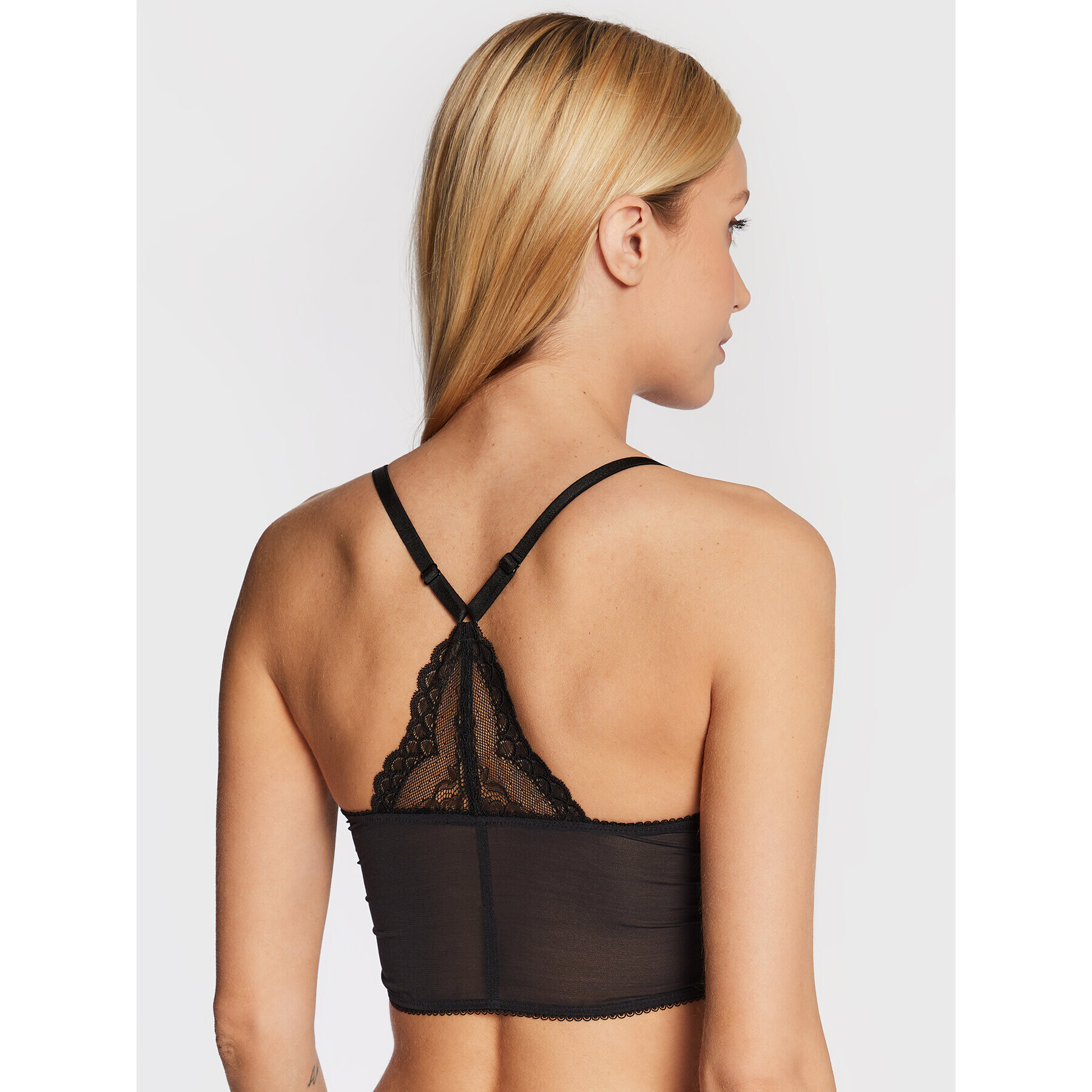 Gossard Podprsenka Bralette Superboost Deep V 7718 Čierna - Pepit.sk