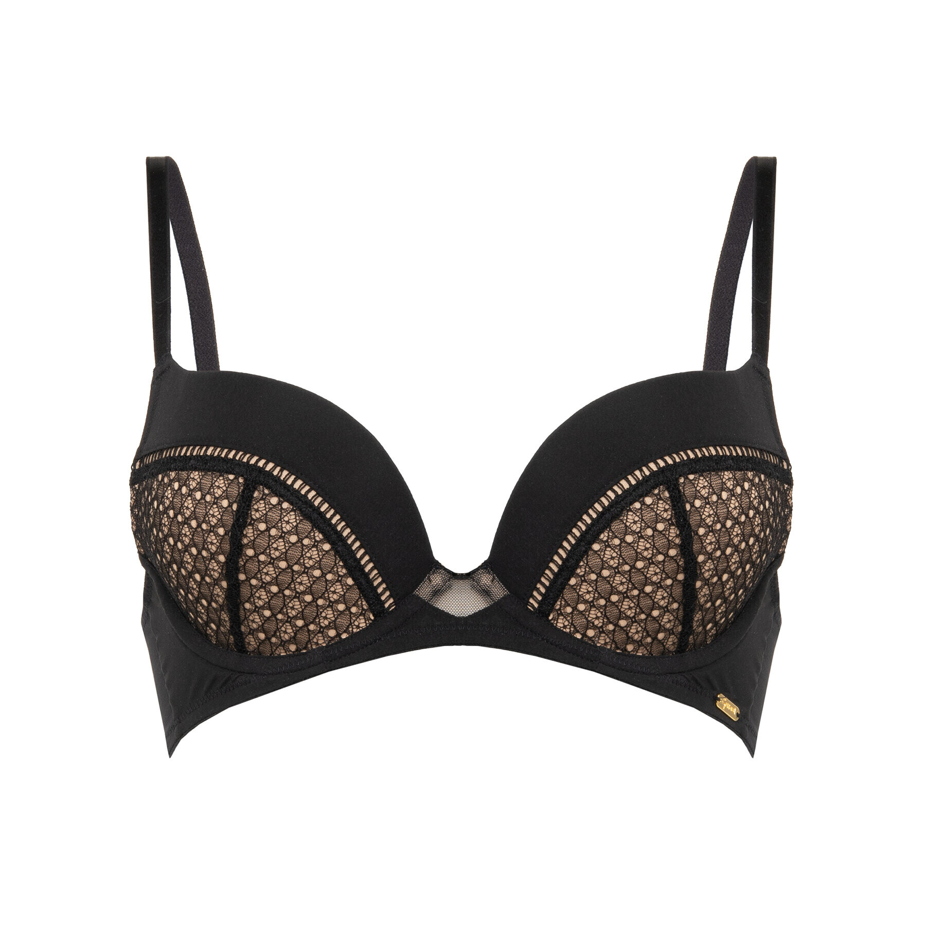 Gossard Podprsenka Push-up Graphic Luxe 16901 Čierna - Pepit.sk