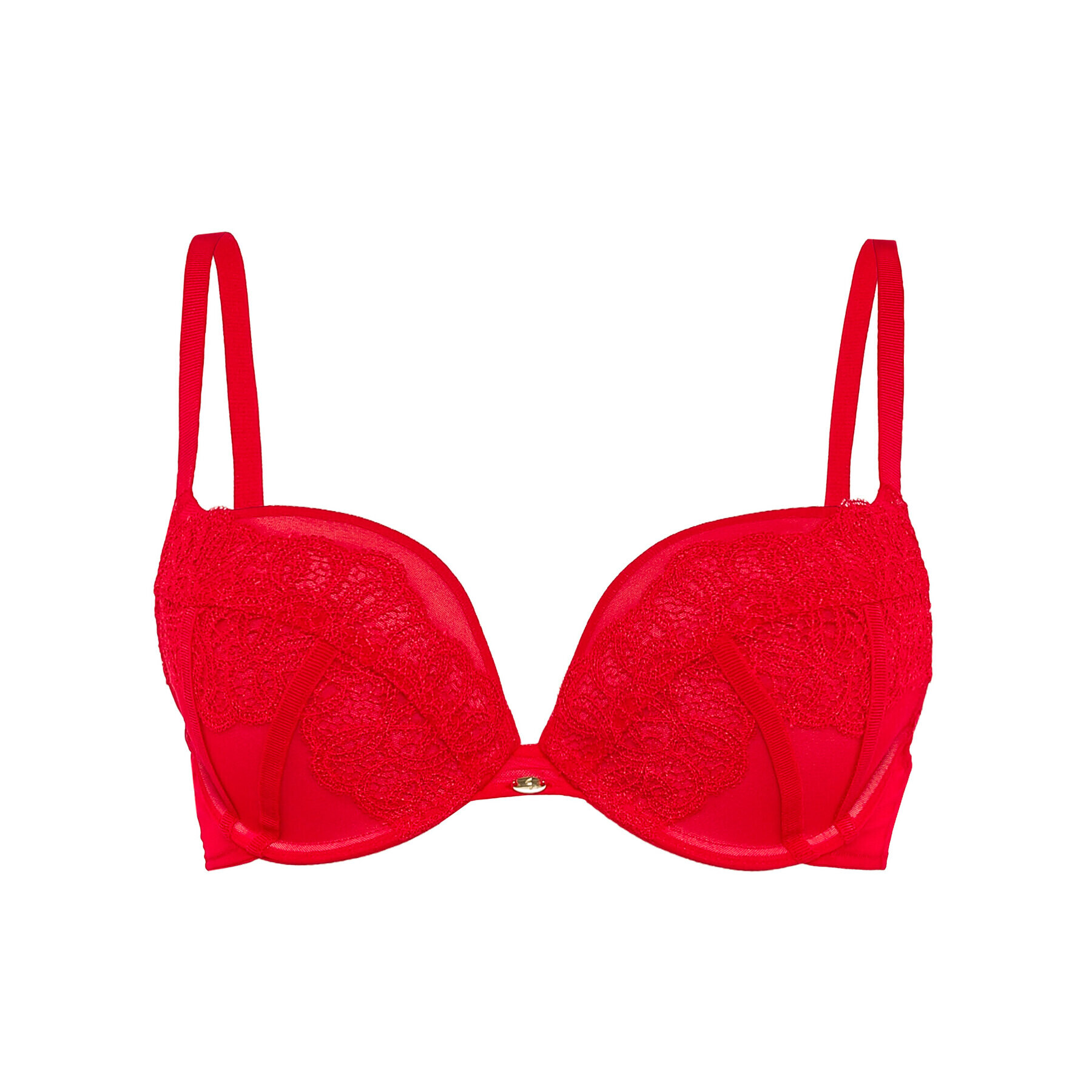 Gossard Podprsenka Push-up Vip Guipure 17101 Červená - Pepit.sk