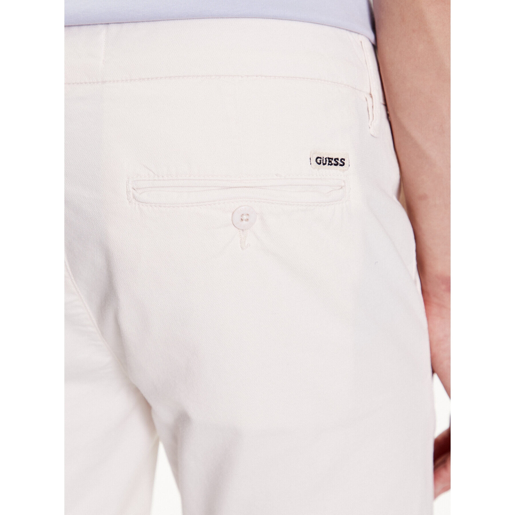 Guess Bavlnené šortky Daniel M3GD05 WFBW3 Béžová Slim Fit - Pepit.sk