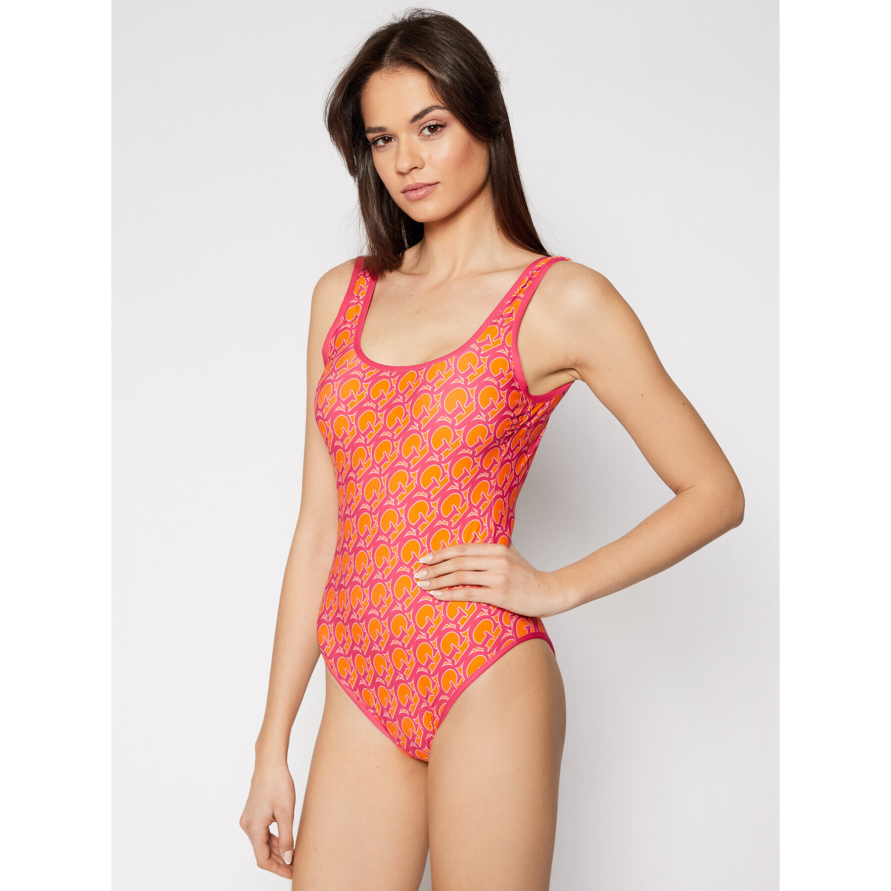 Guess Bikiny One Piece E1GJ52 MP004 Oranžová - Pepit.sk