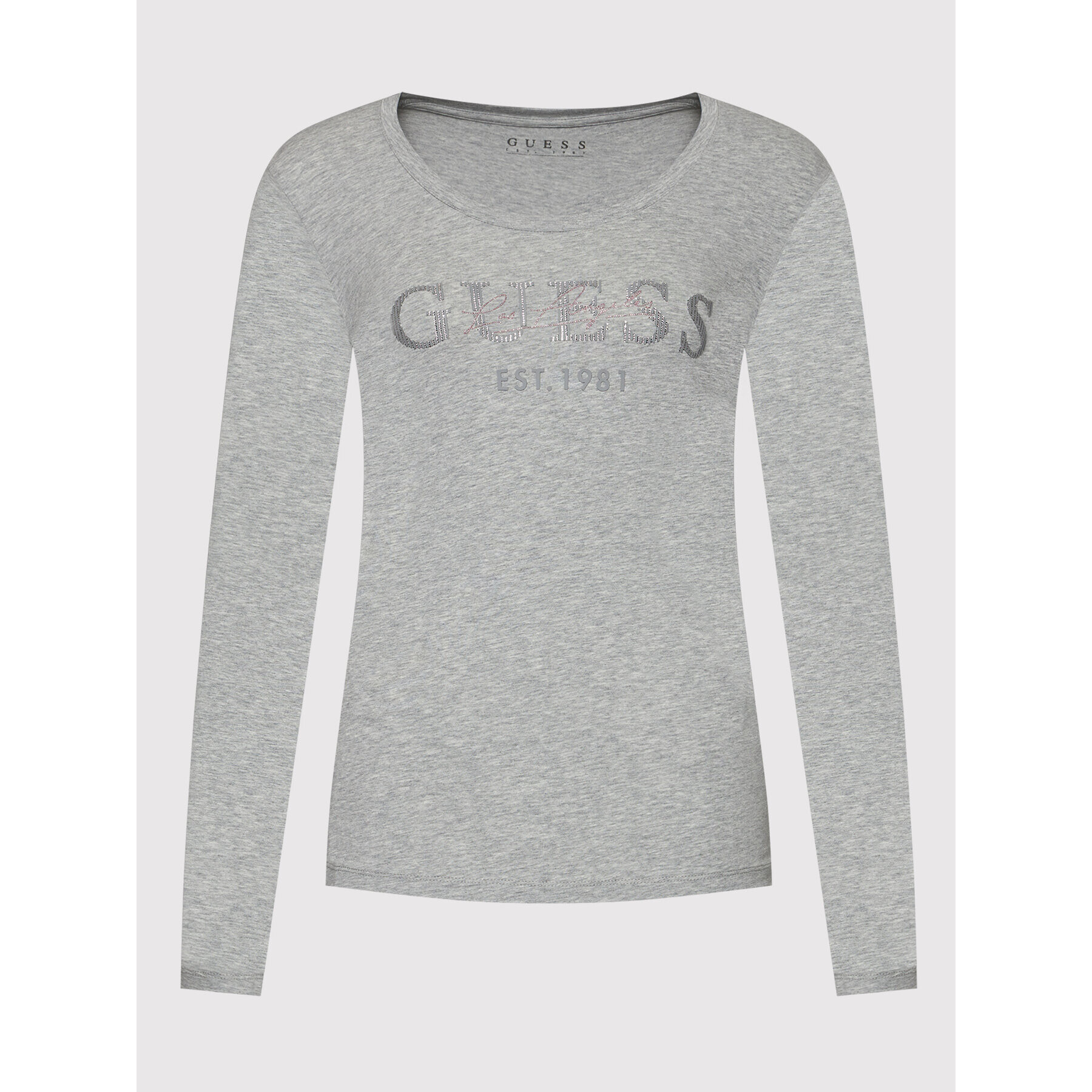 Guess Blúzka Izaga W1BI03 J1311 Sivá Regular Fit - Pepit.sk