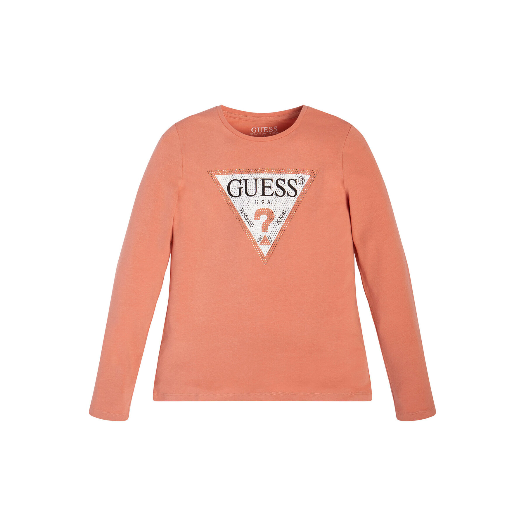 Guess Blúzka J2YI50 K6YW1 Oranžová Regular Fit - Pepit.sk