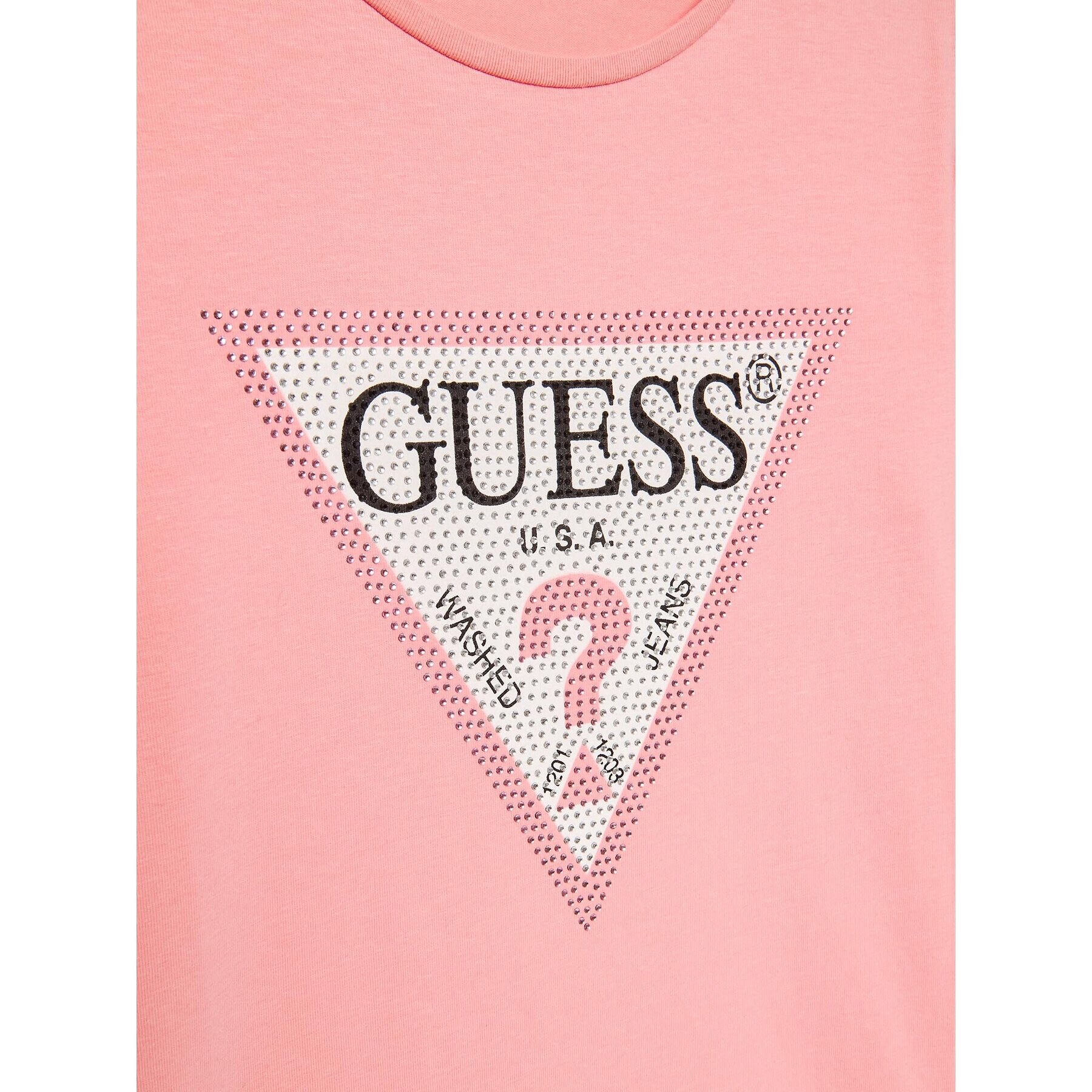 Guess Blúzka J2YI50 K6YW1 Ružová Regular Fit - Pepit.sk