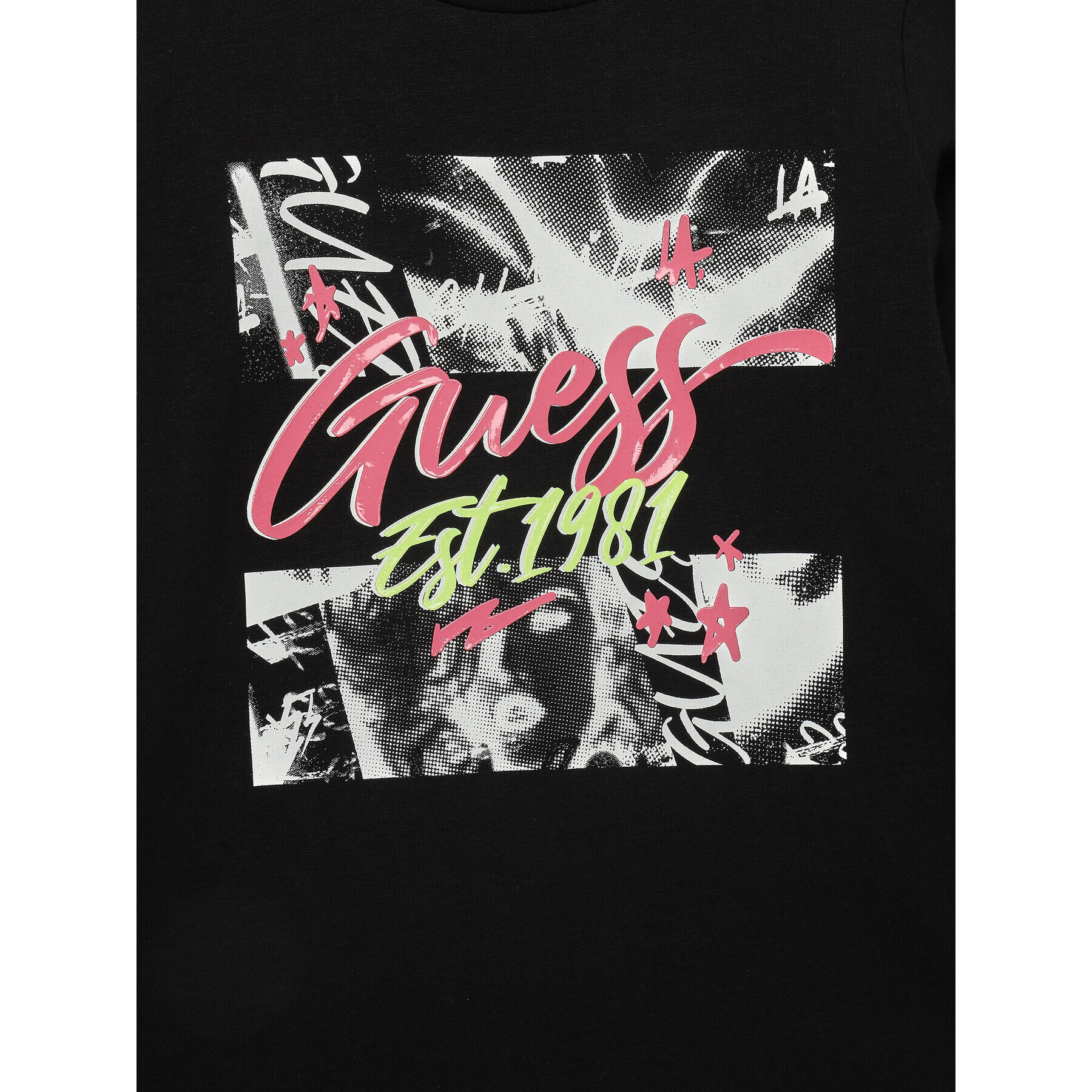 Guess Blúzka J3BI01 J1314 Čierna Regular Fit - Pepit.sk