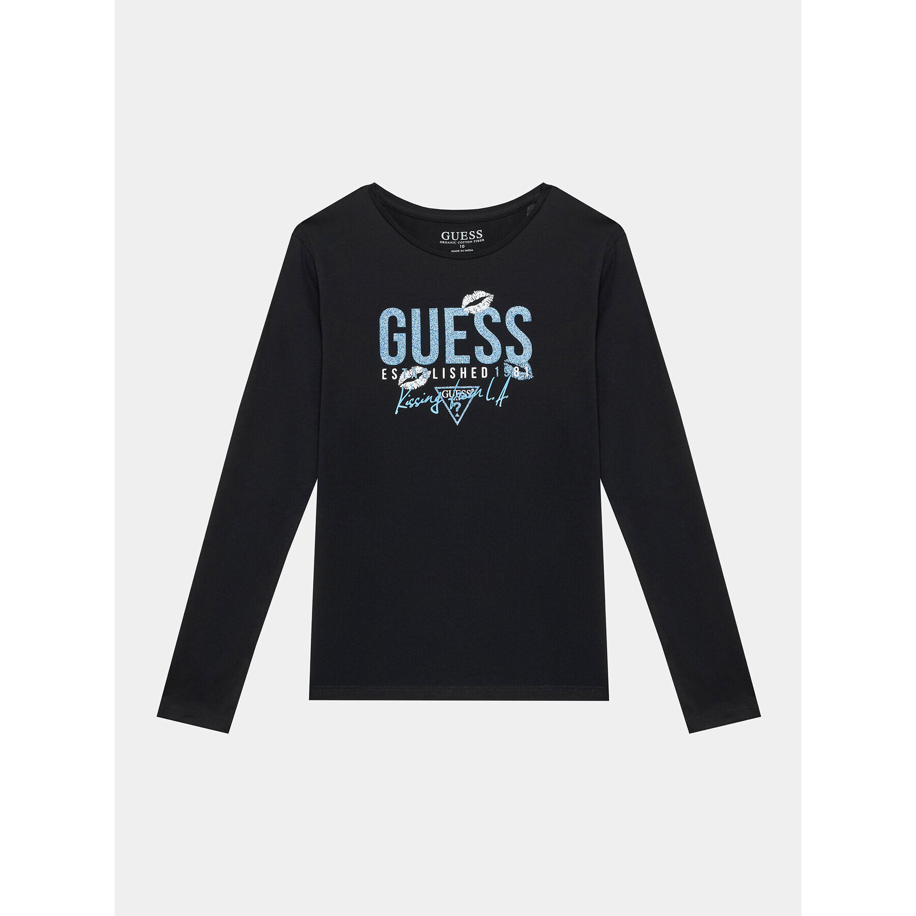 Guess Blúzka J3BI16 J1314 Čierna Regular Fit - Pepit.sk