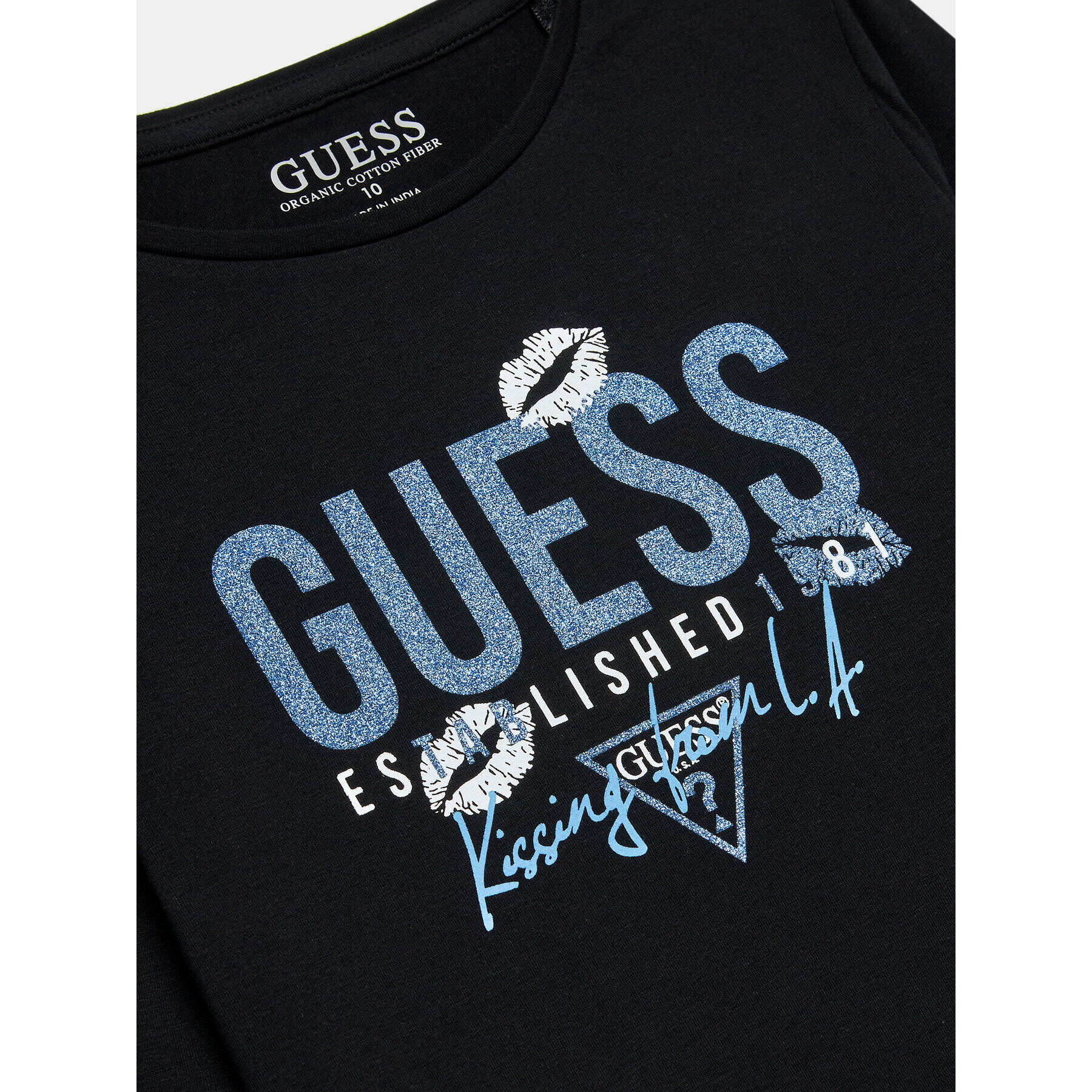 Guess Blúzka J3BI16 J1314 Čierna Regular Fit - Pepit.sk