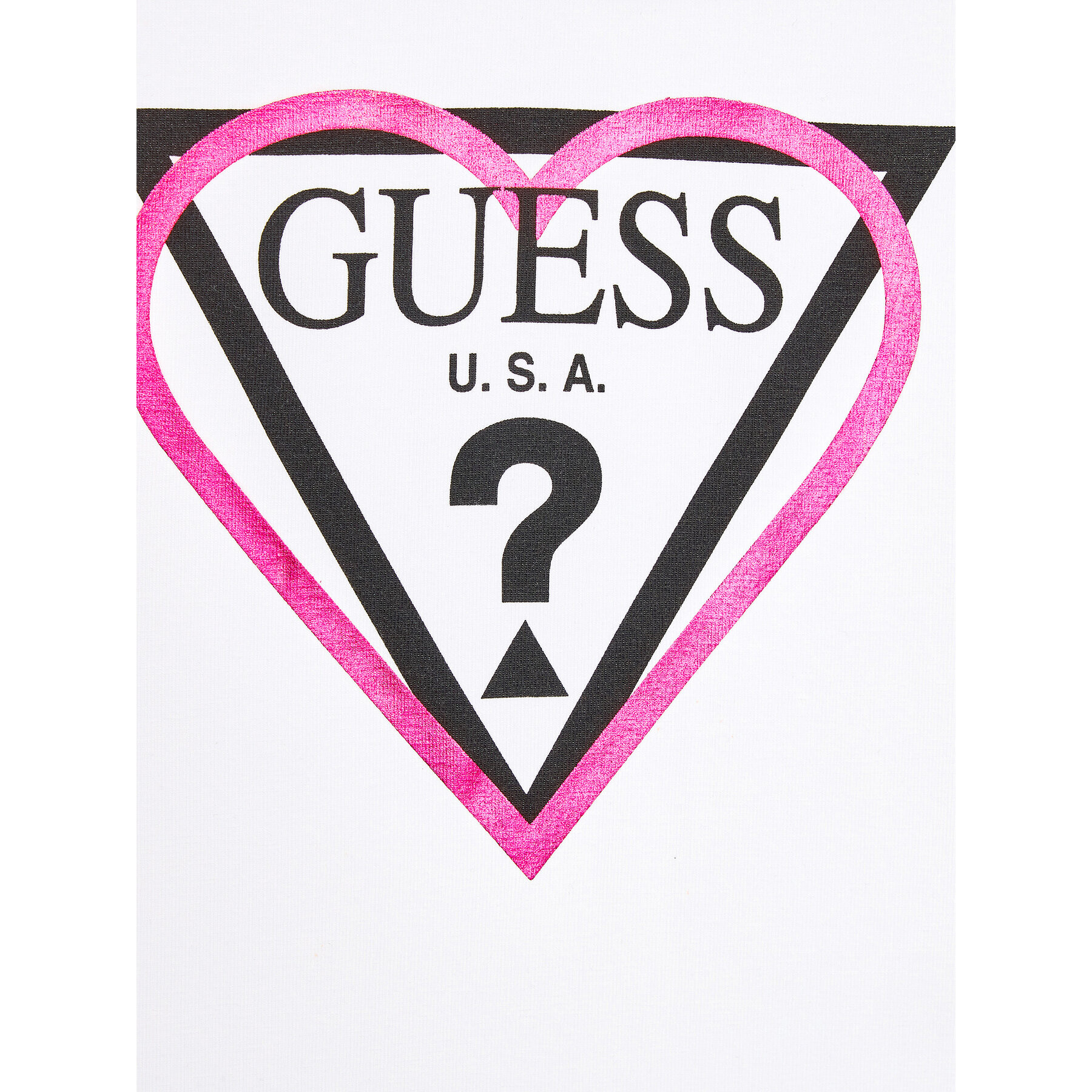 Guess Blúzka J3YI03 K6YW4 Biela Regular Fit - Pepit.sk