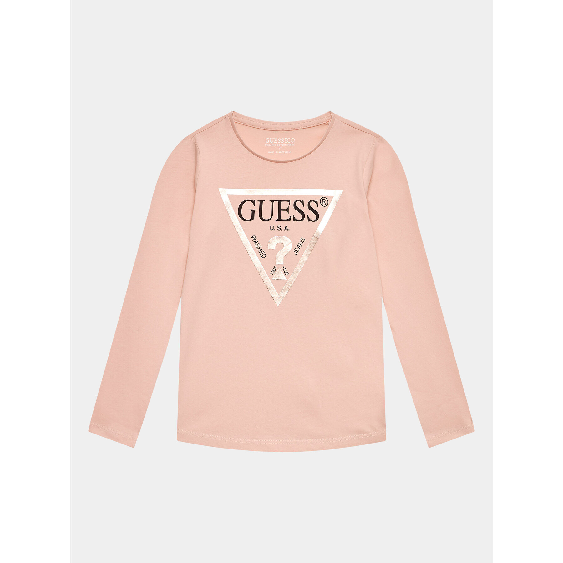 Guess Blúzka J84I36 K8HM0 Ružová Regular Fit - Pepit.sk