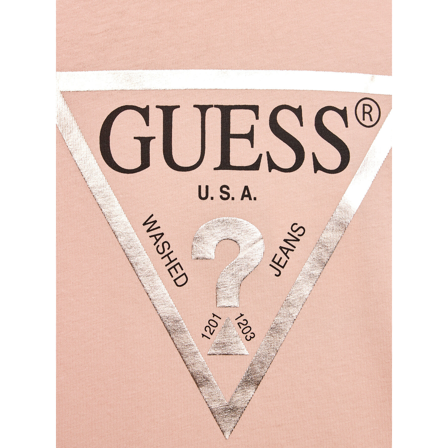 Guess Blúzka J84I36 K8HM0 Ružová Regular Fit - Pepit.sk